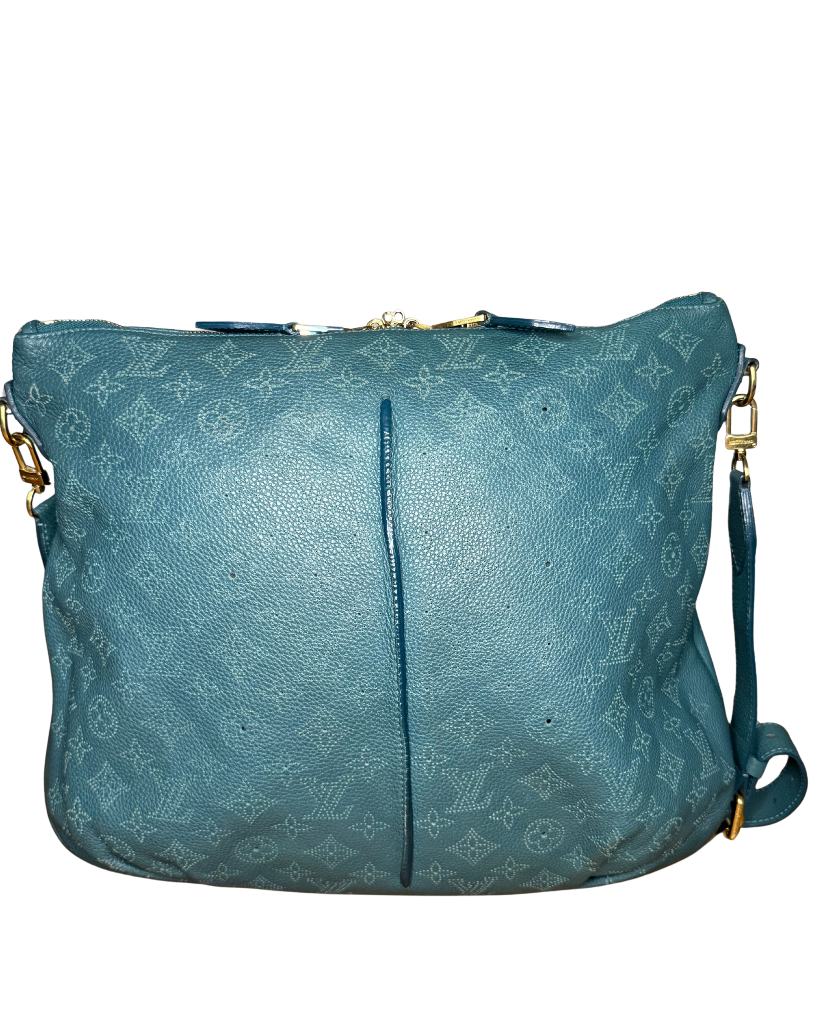 LOUIS VUITTON - SAC A BANDOULIERE SOLENE EN CUIR MAHINA