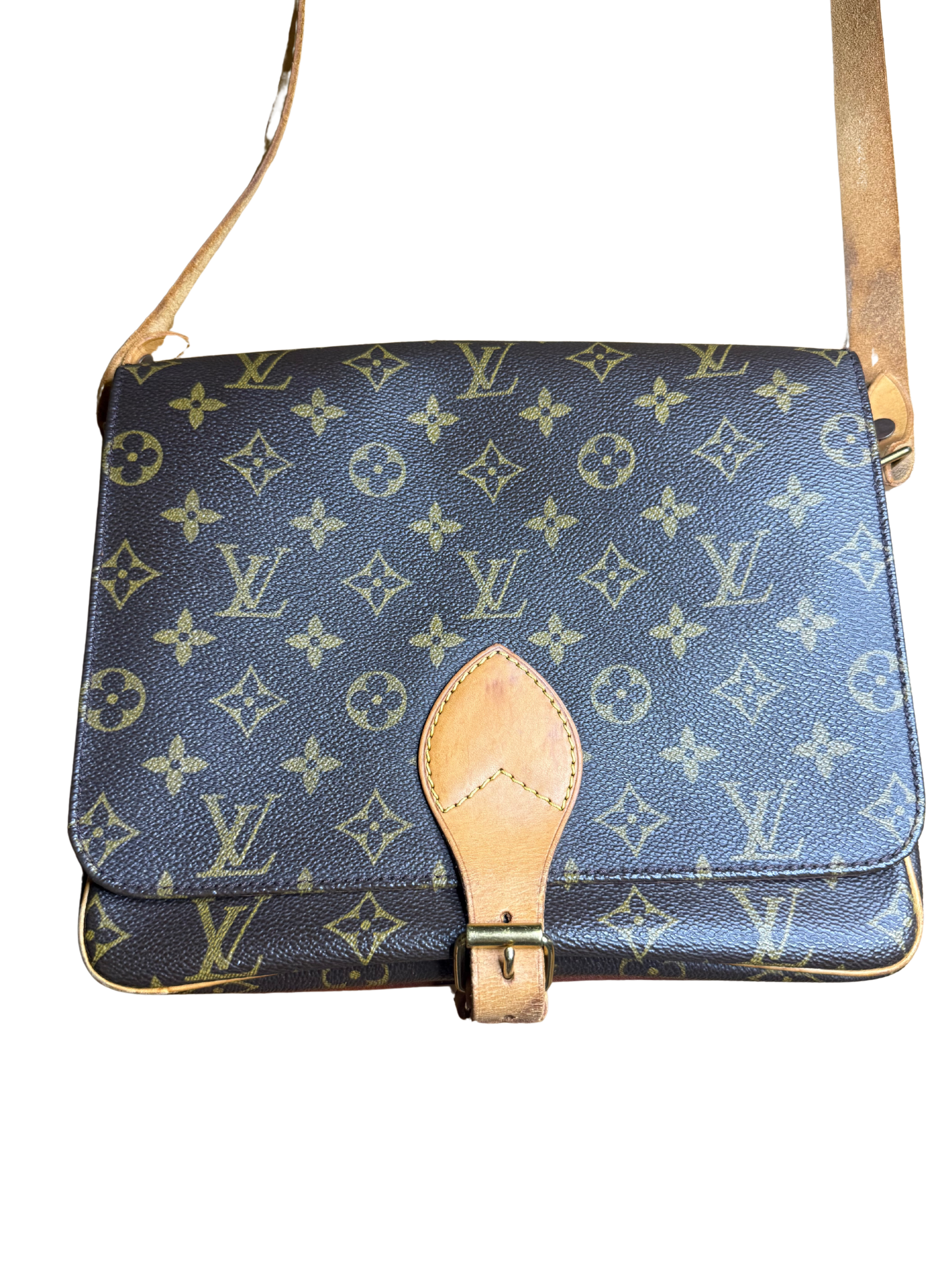 LOUIS VUITTON -  SAC A BANDOULIERE CARTOUCHIERE MM