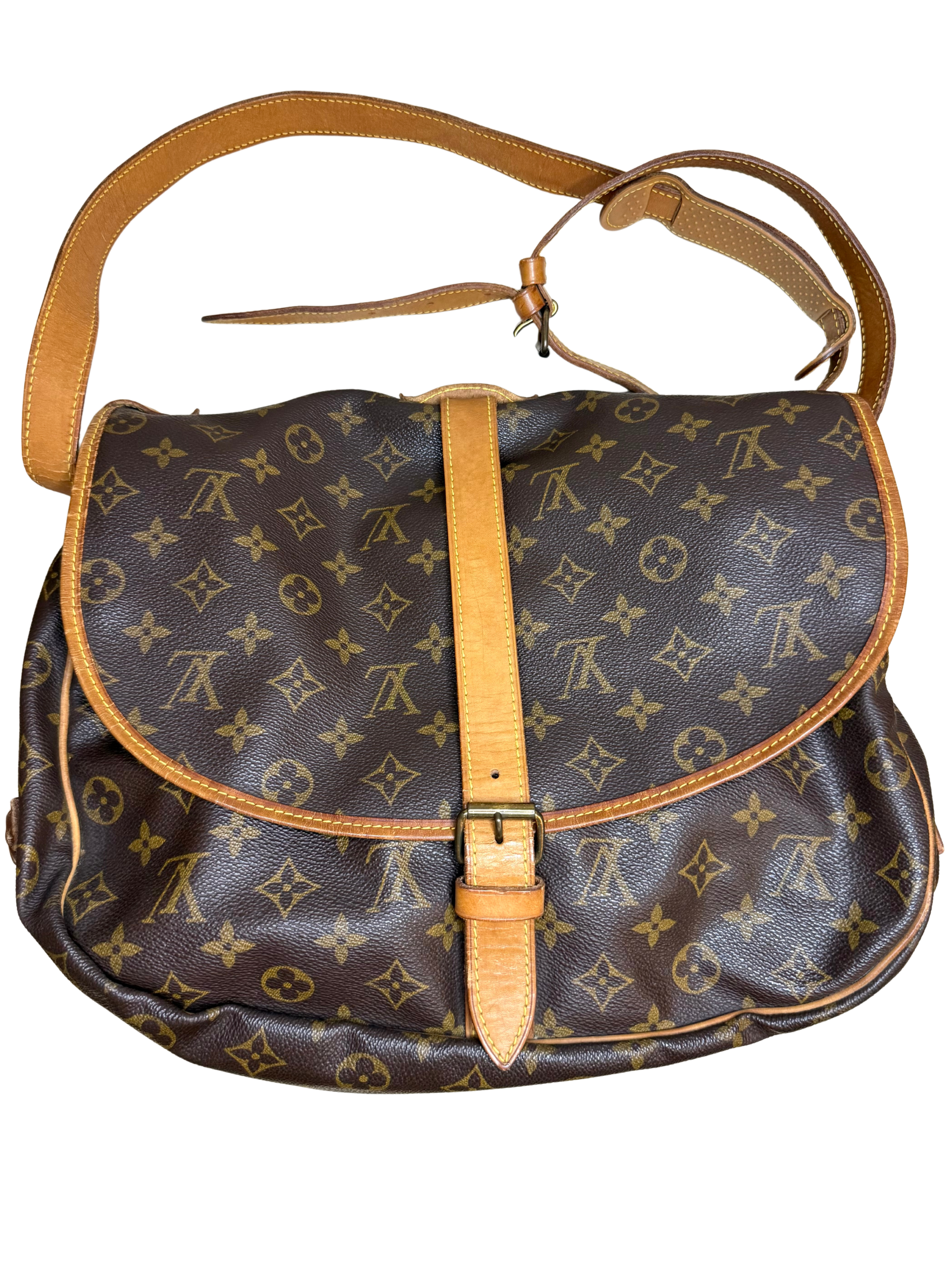 LOUIS VUITTON - SAC A BANDOULIERE SAUMUR 35 EN TOILE MONOGRAM