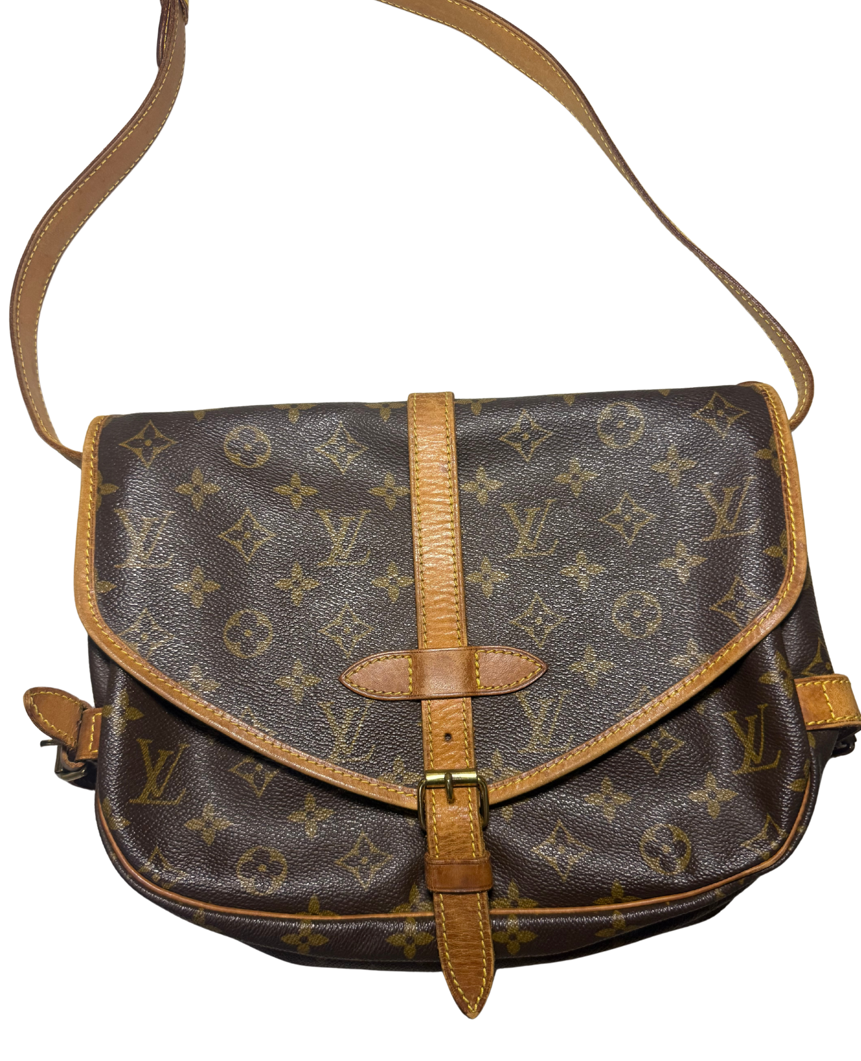 LOUIS VUITTON - SAC A BANDOULIERE SAUMUR 30 EN TOILE MONOGRAM