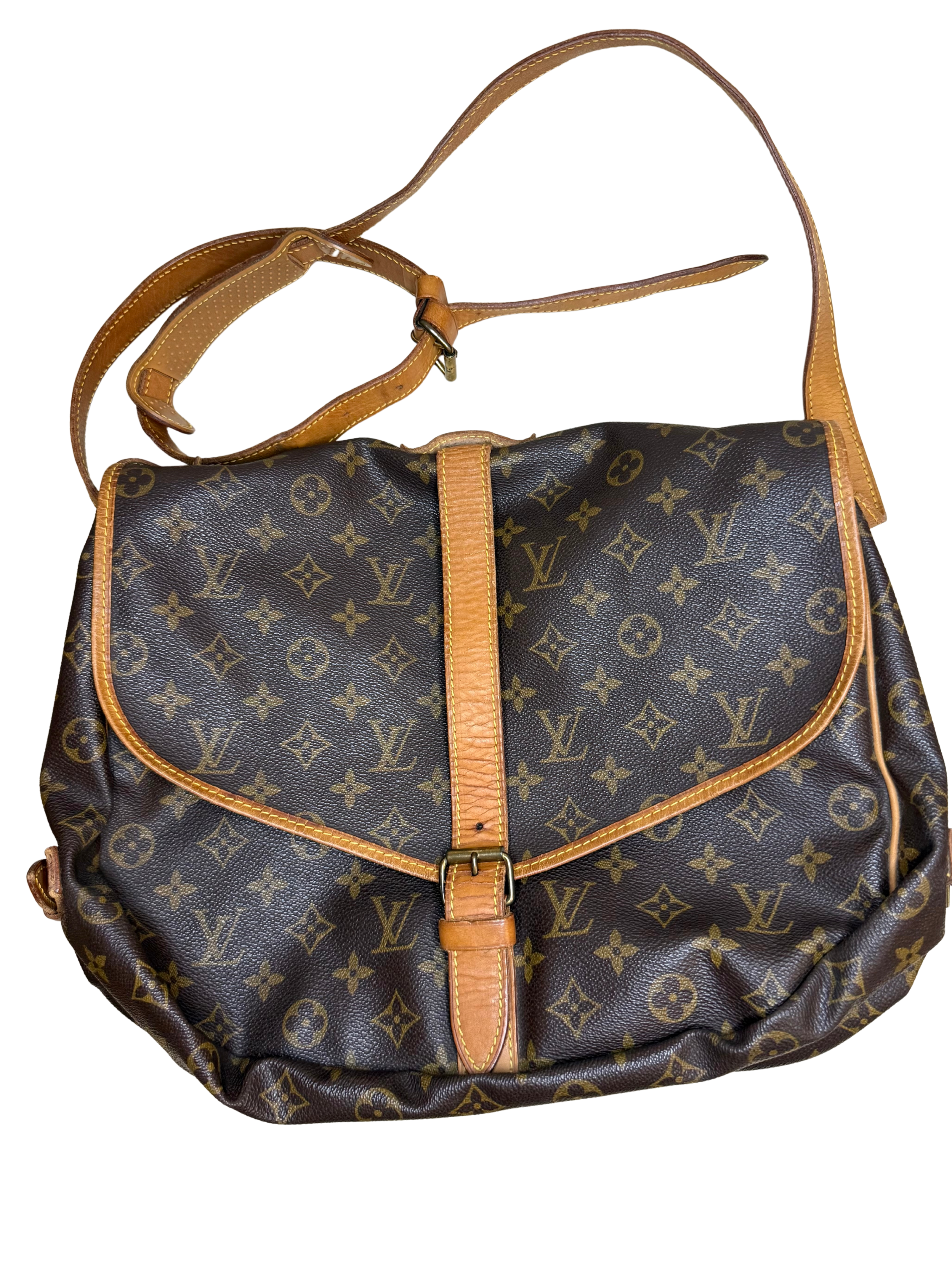 LOUIS VUITTON - SAC A BANDOULIERE SAUMUR 35 EN TOILE MONOGRAM