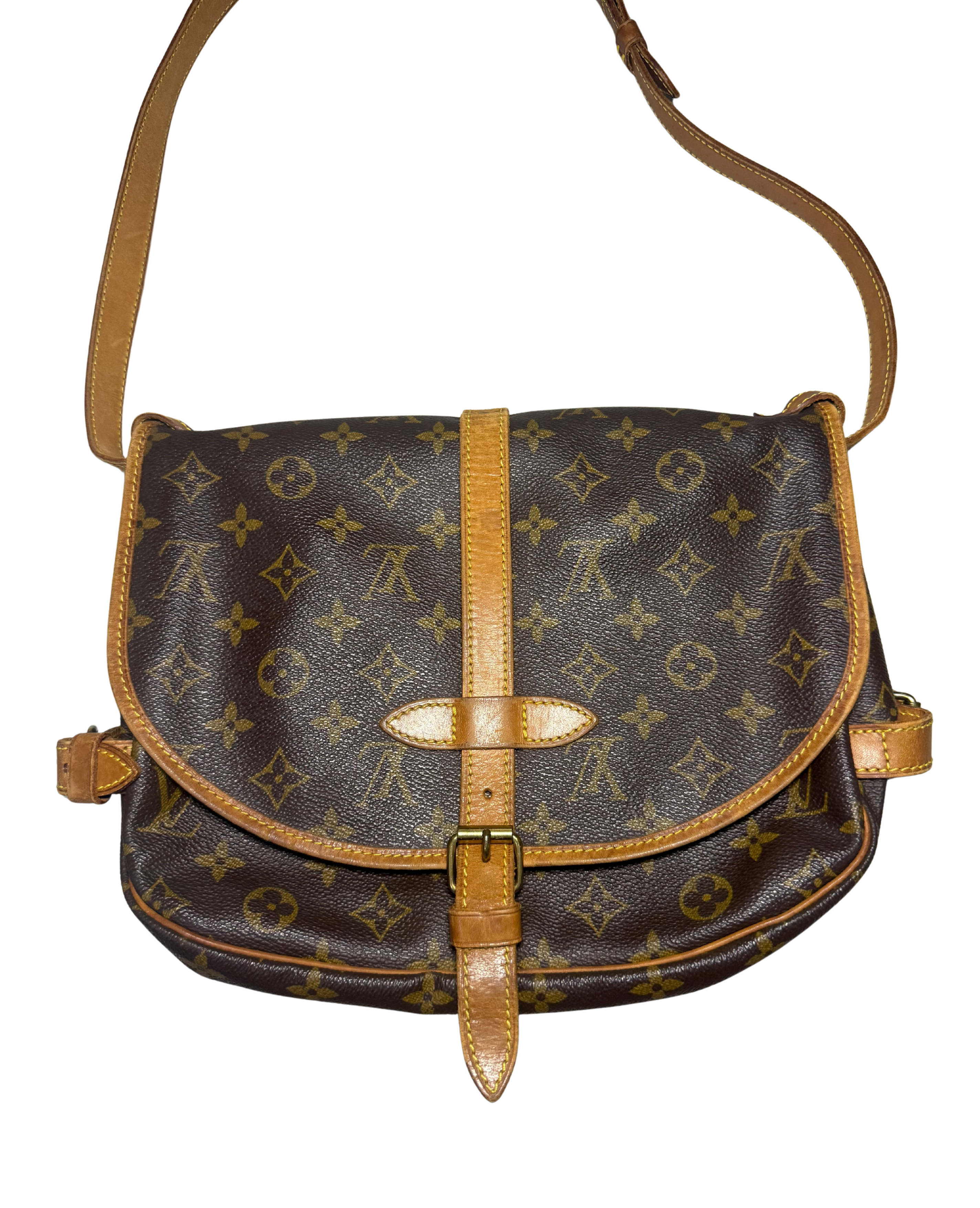 LOUIS VUITTON - SAC A BANDOULIERE SAUMUR 30 EN TOILE MONOGRAM