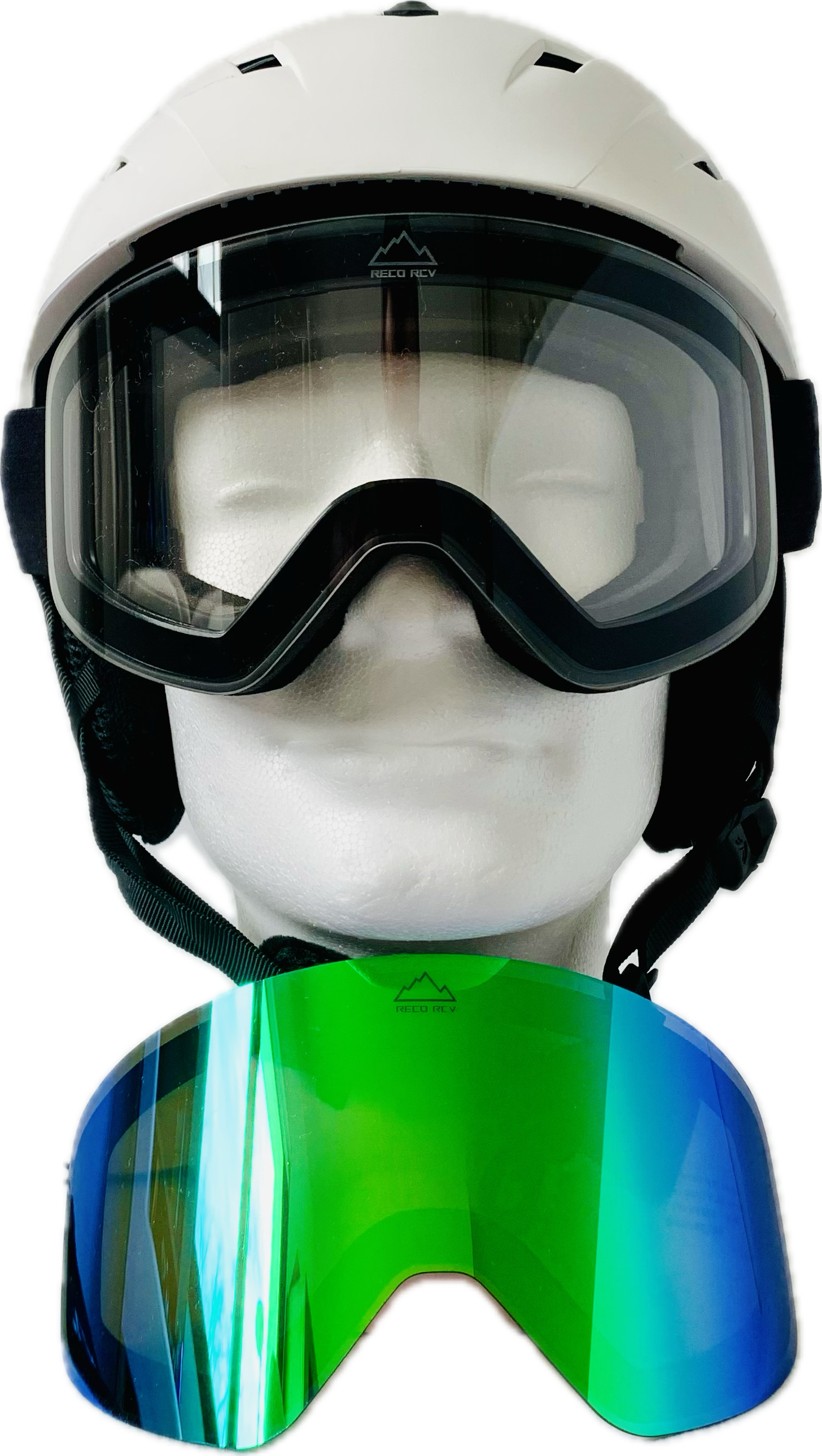 Pack Masque Green Blue + 1 écran transparent