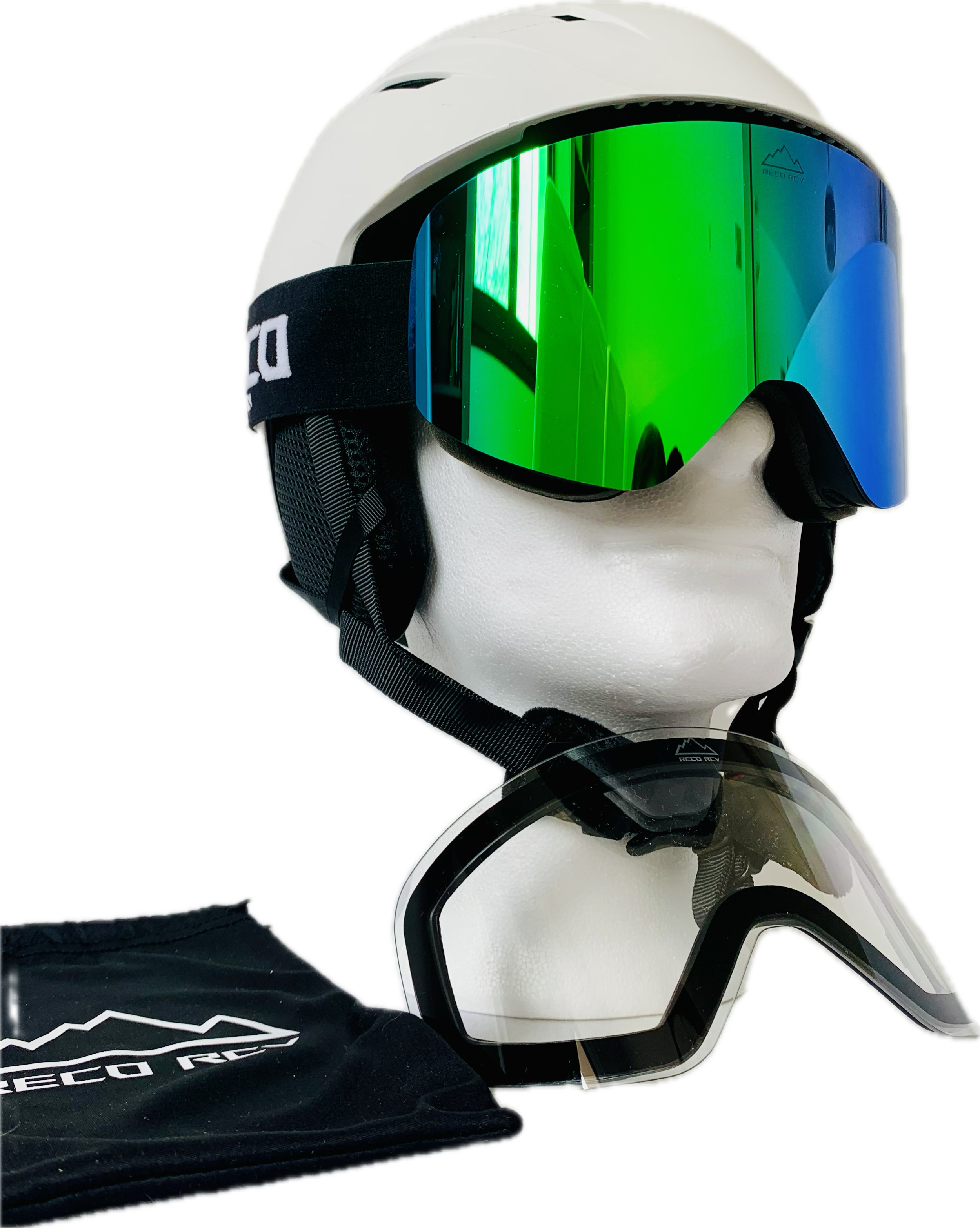 Pack Masque Green Blue + 1 écran transparent