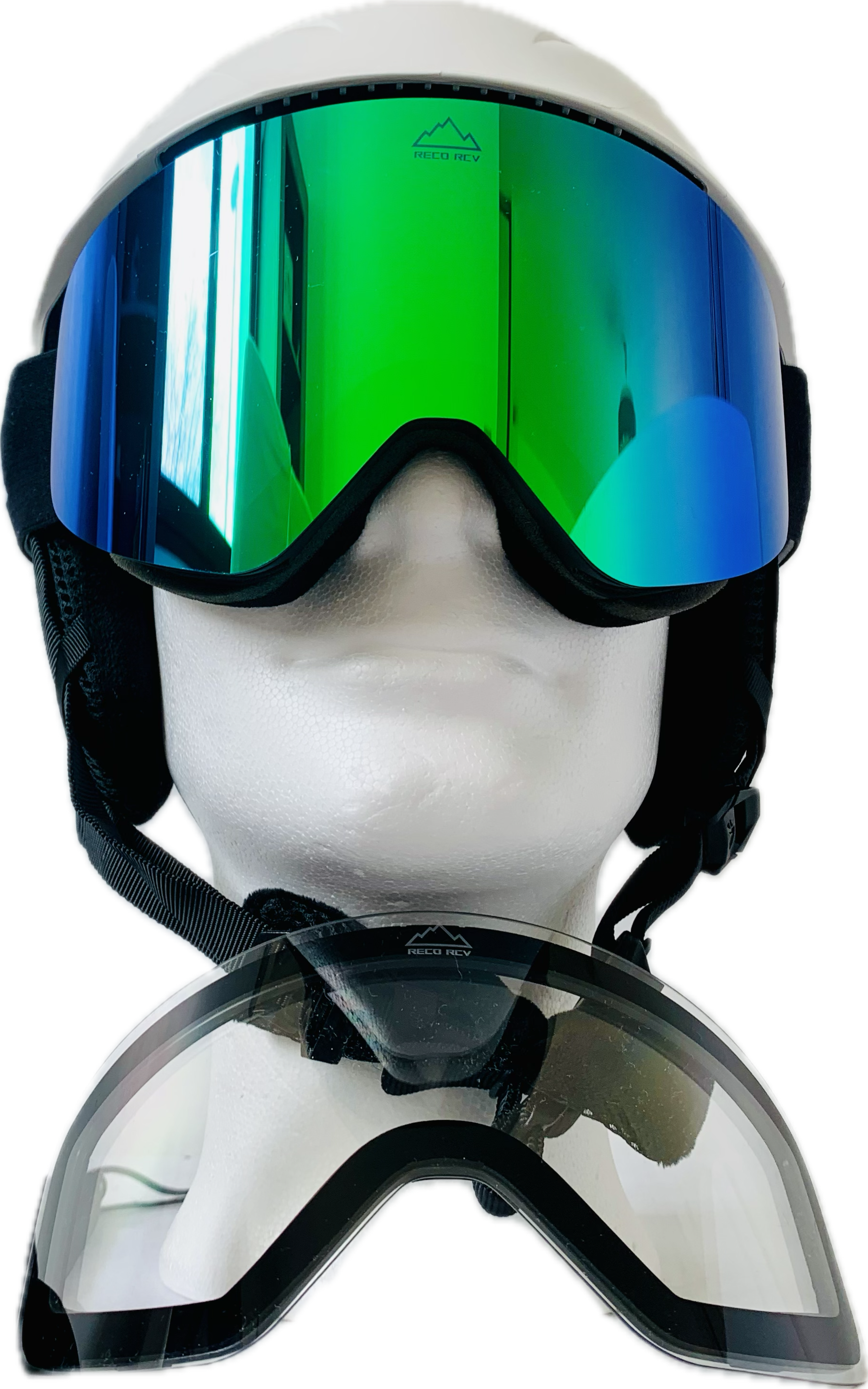 Pack Masque Green Blue + 1 écran transparent