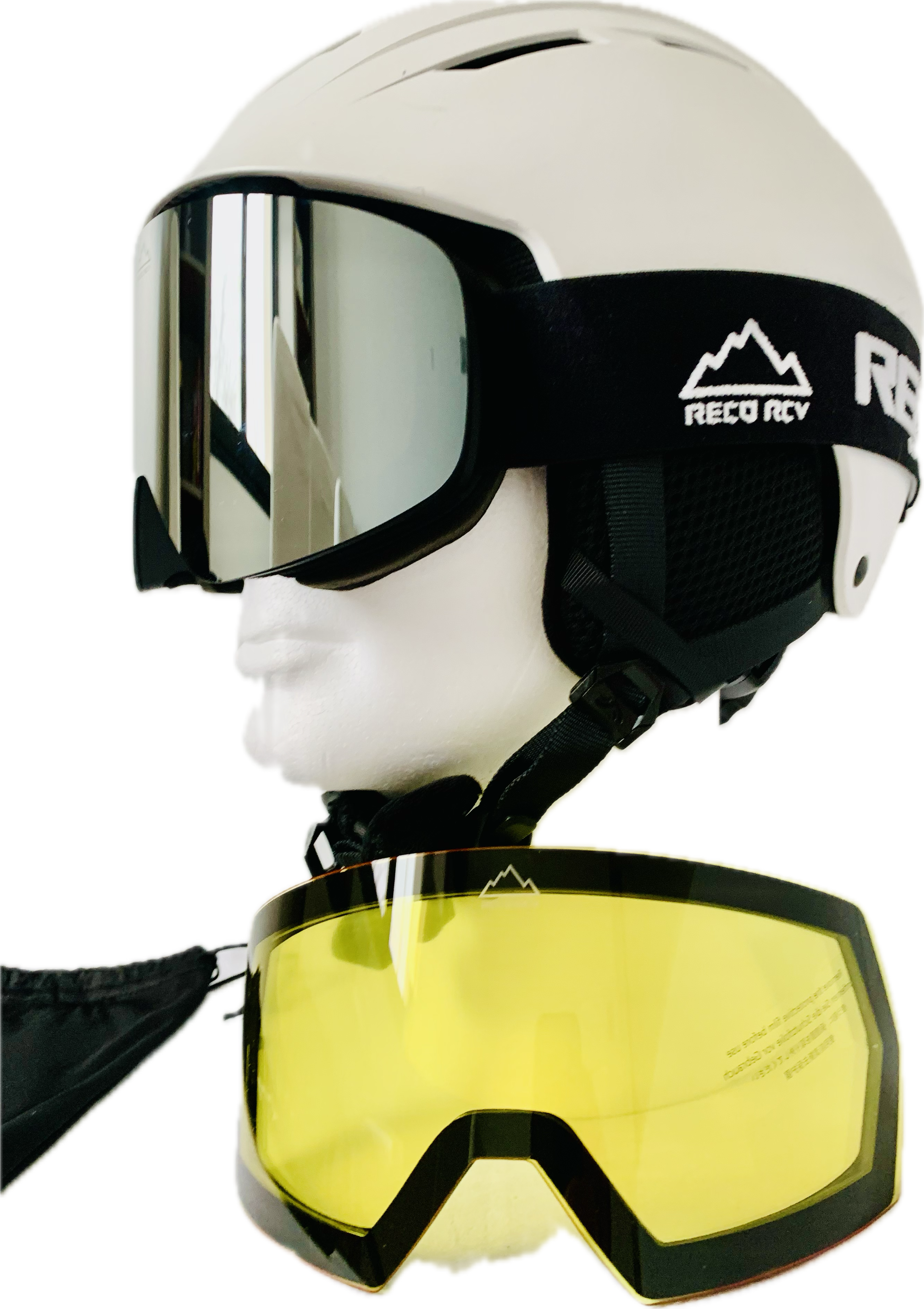 Pack 1 masque miroir VIP + 1 écran jaune