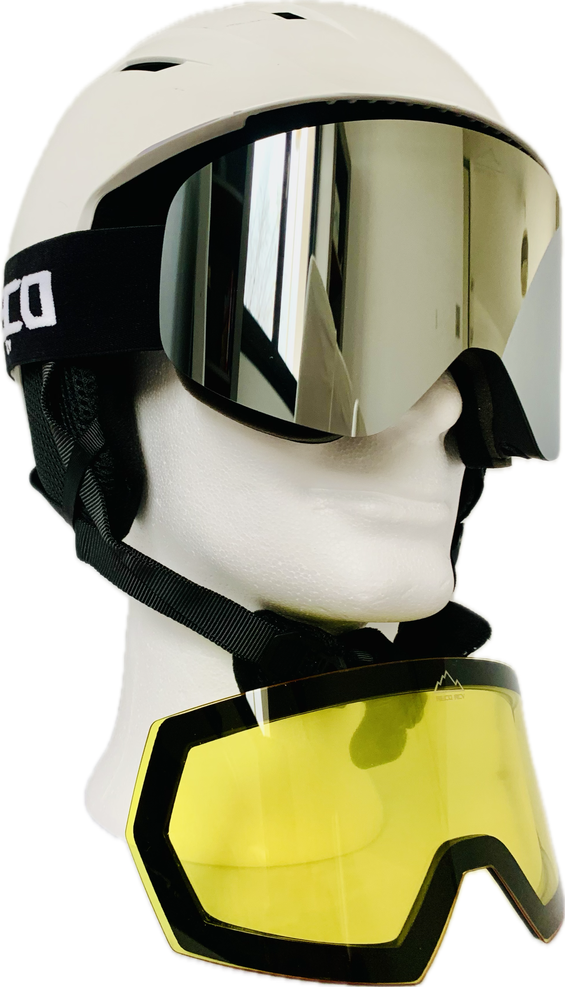 Pack 1 masque miroir VIP + 1 écran jaune