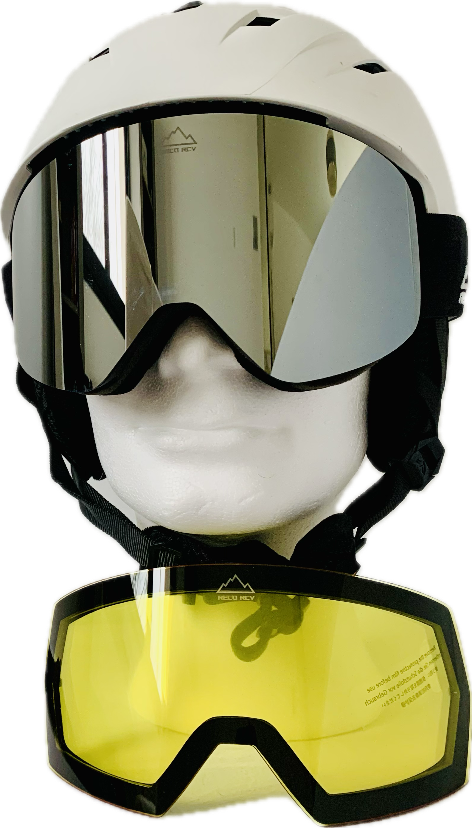 Pack 1 masque miroir VIP + 1 écran jaune