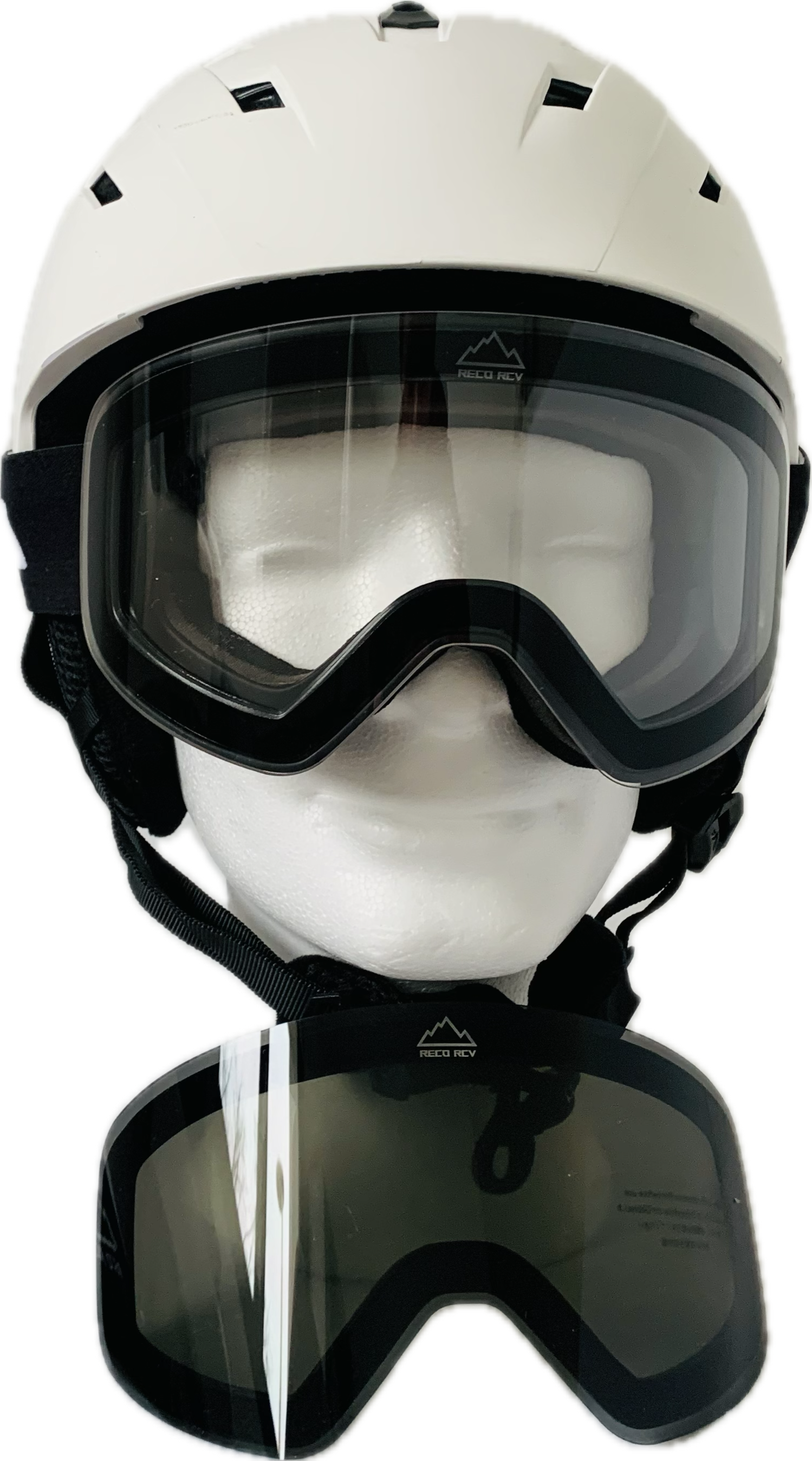 Pack 1 masque Full Black + 1 écran transparent