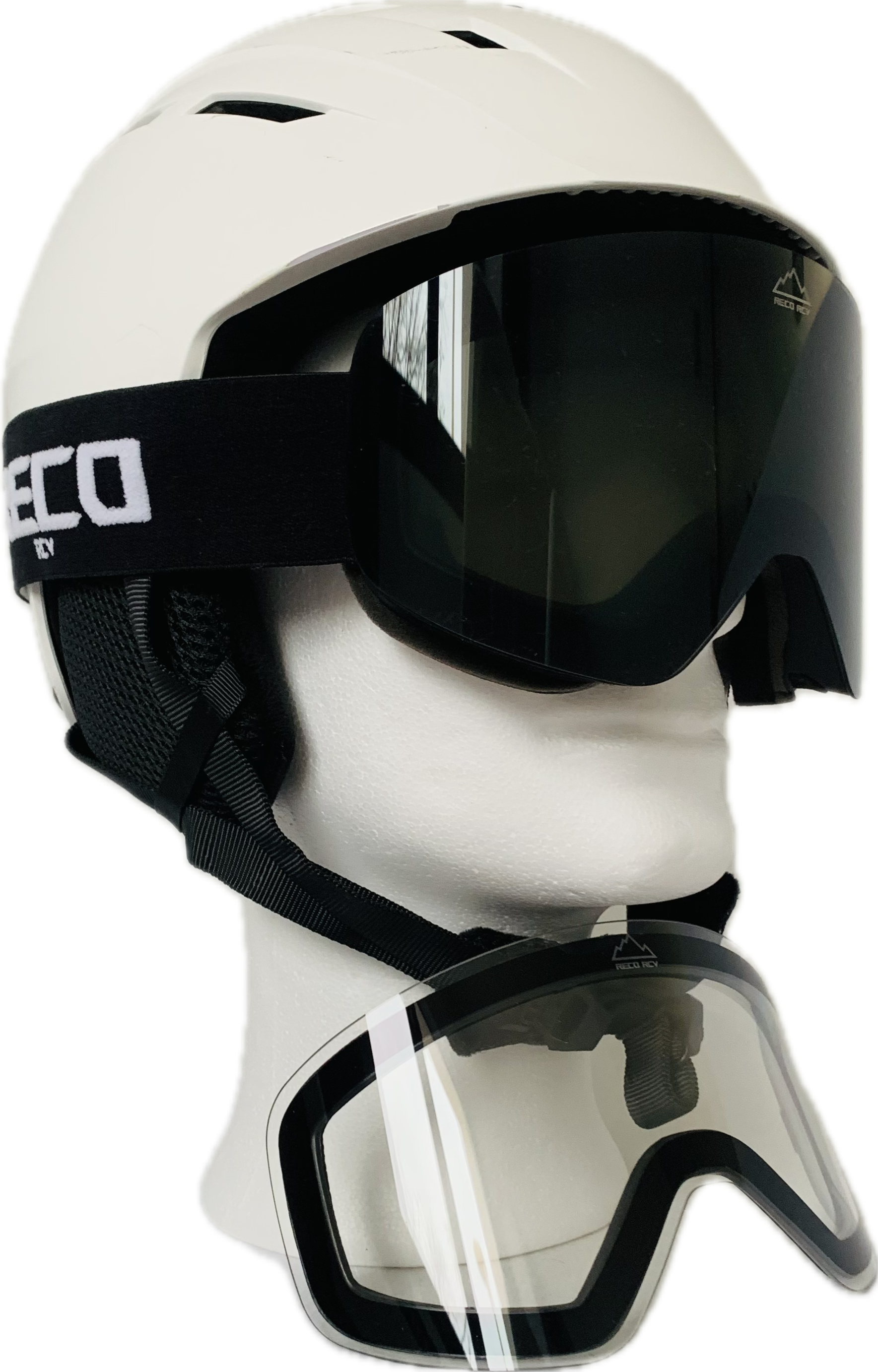 Pack 1 masque Full Black + 1 écran transparent