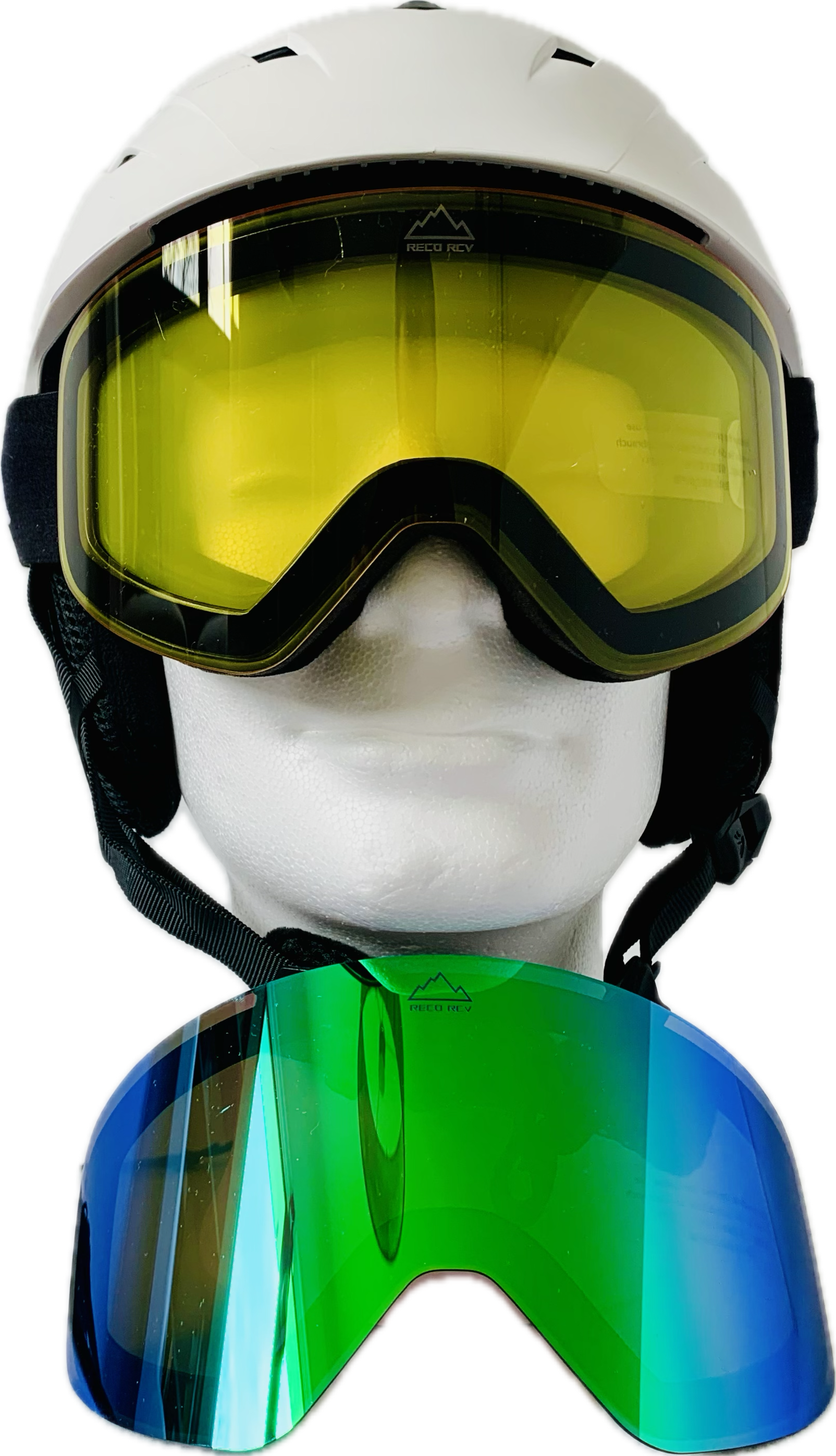 Pack 1 masque Green Blue + 1 écran jaune