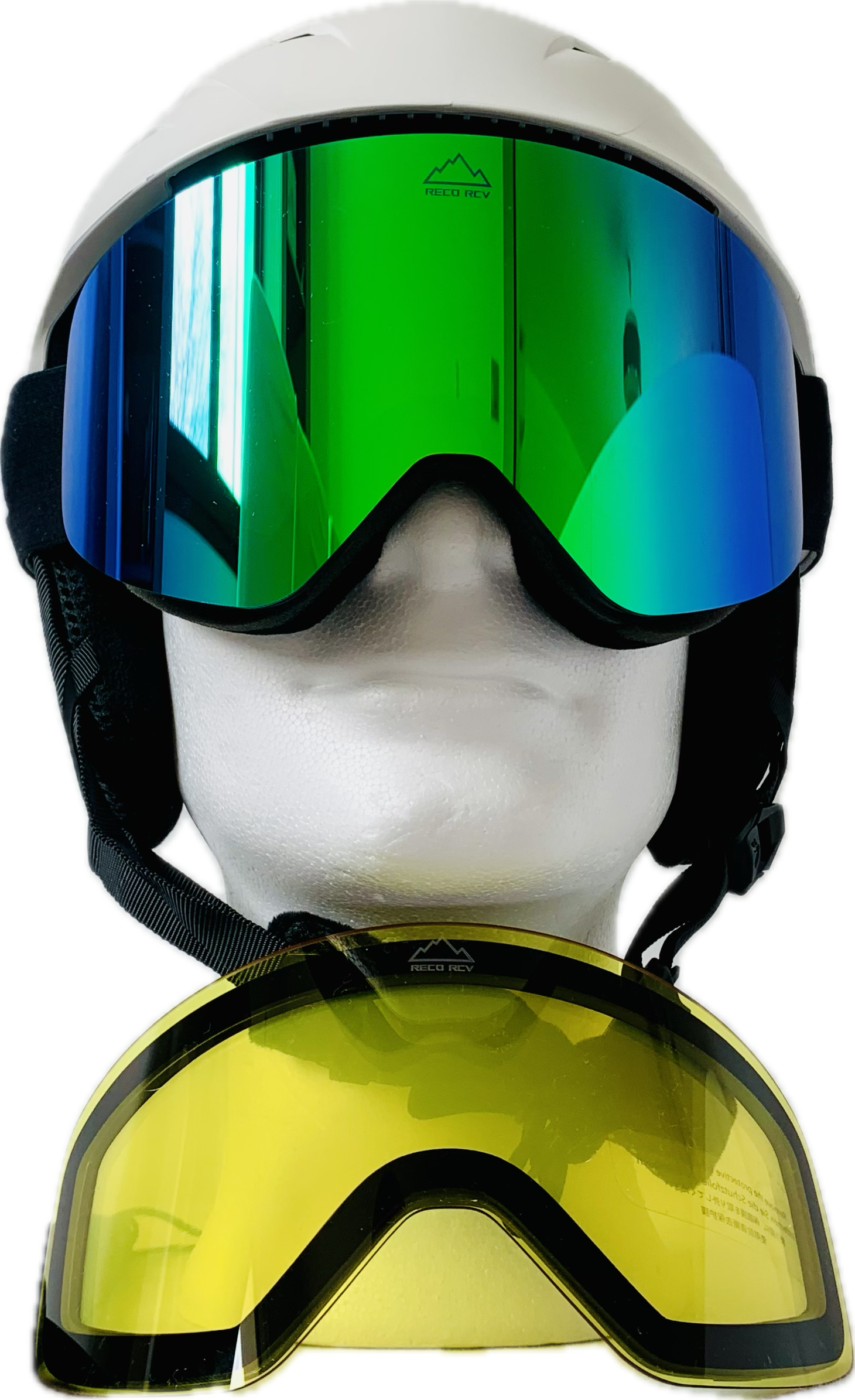 Pack 1 masque Green Blue + 1 écran jaune