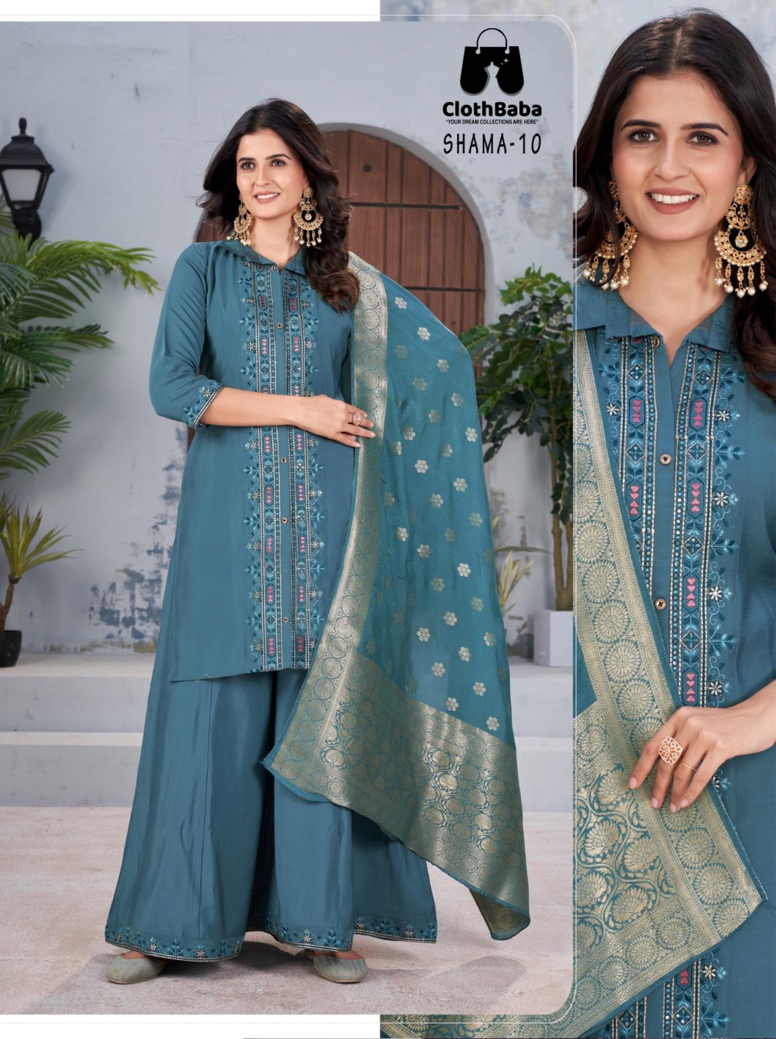 Premium Readymade Vertican Suits with Hand Embroidery & Jequard Dupatta