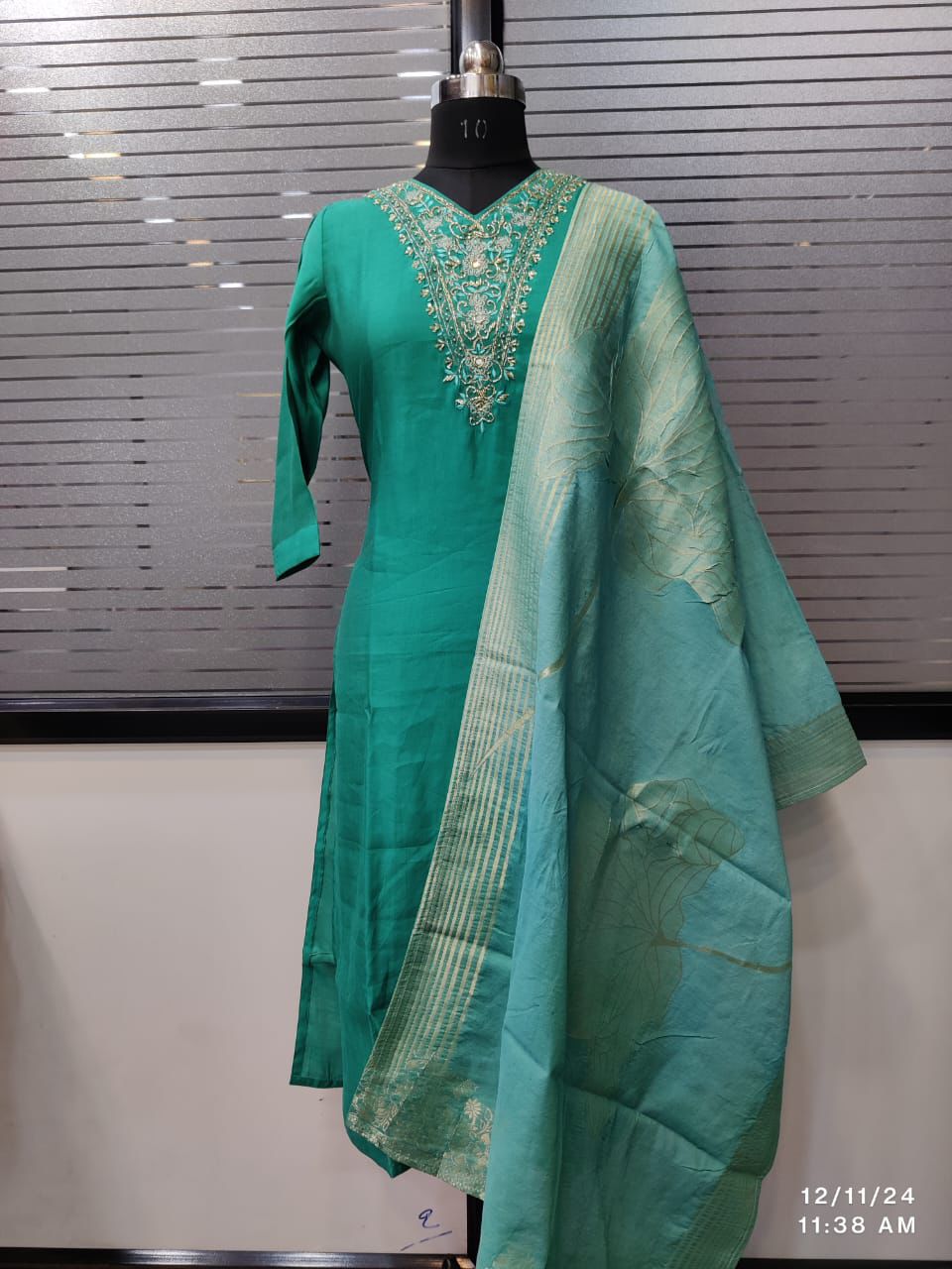 Premium Readymade Roman Silk Suits with Handwork & Jeqcard Dupatta