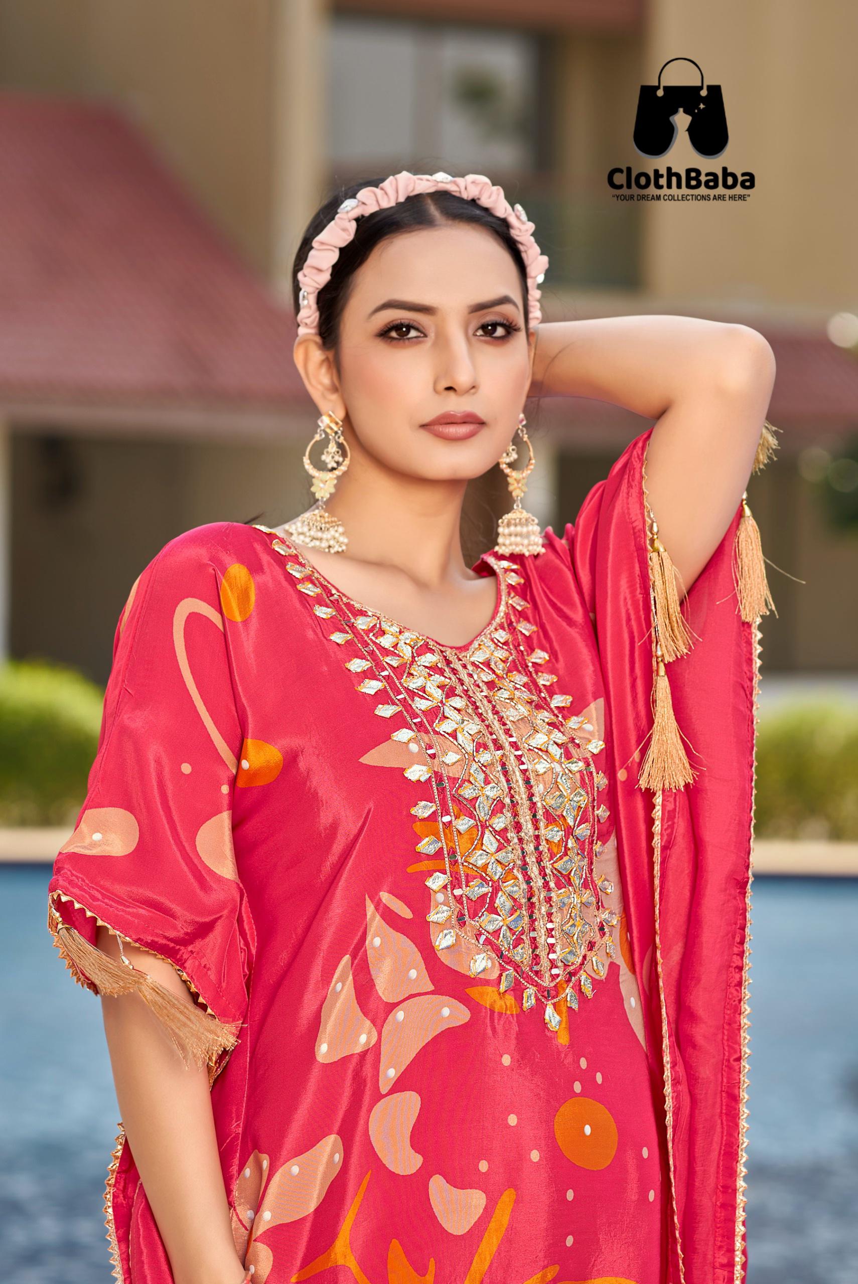 Wholesale Pure Natural Crepe Handwork Readymade Suits