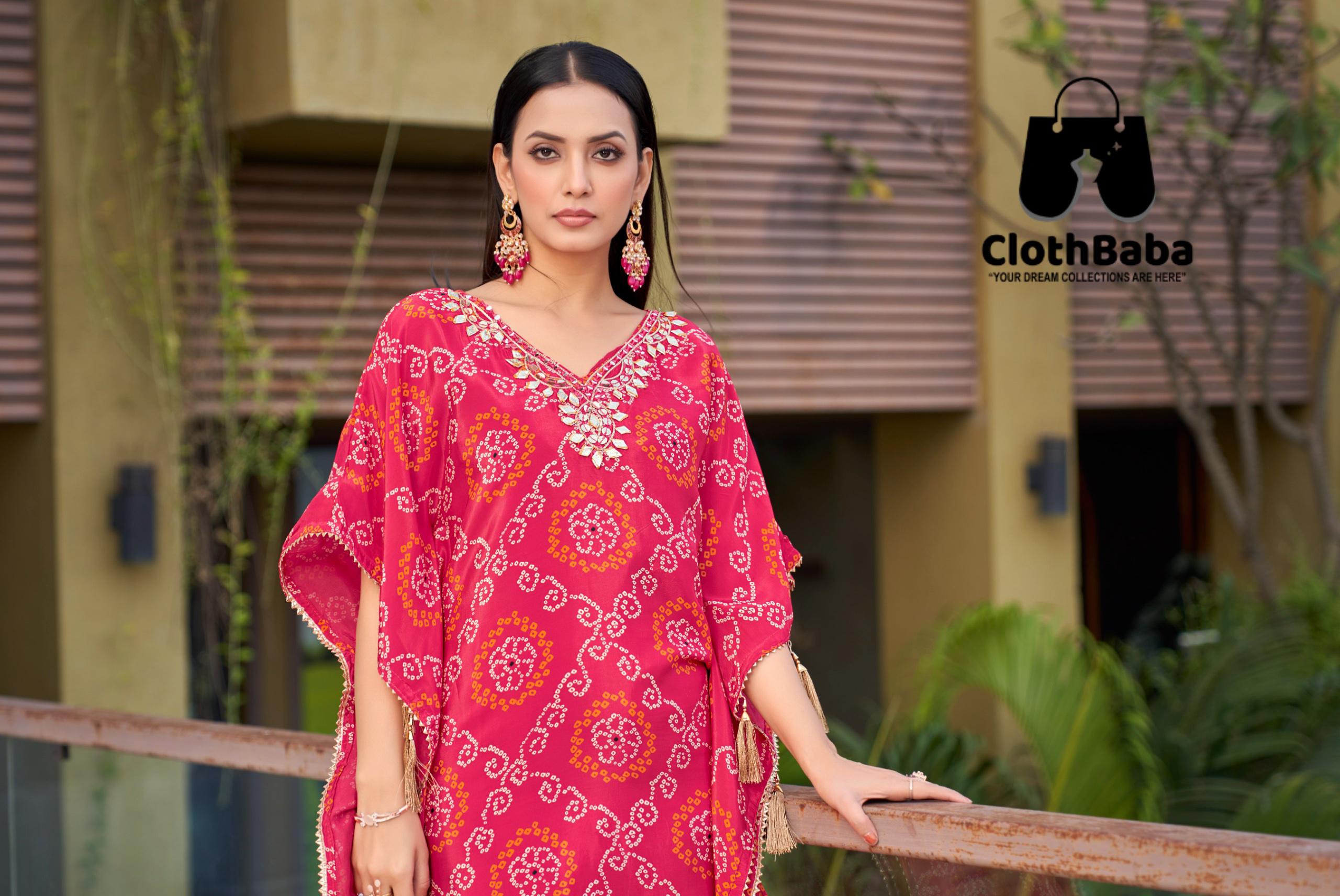 Wholesale Readymade Suit - Pure Natural Crepe with Handwork 