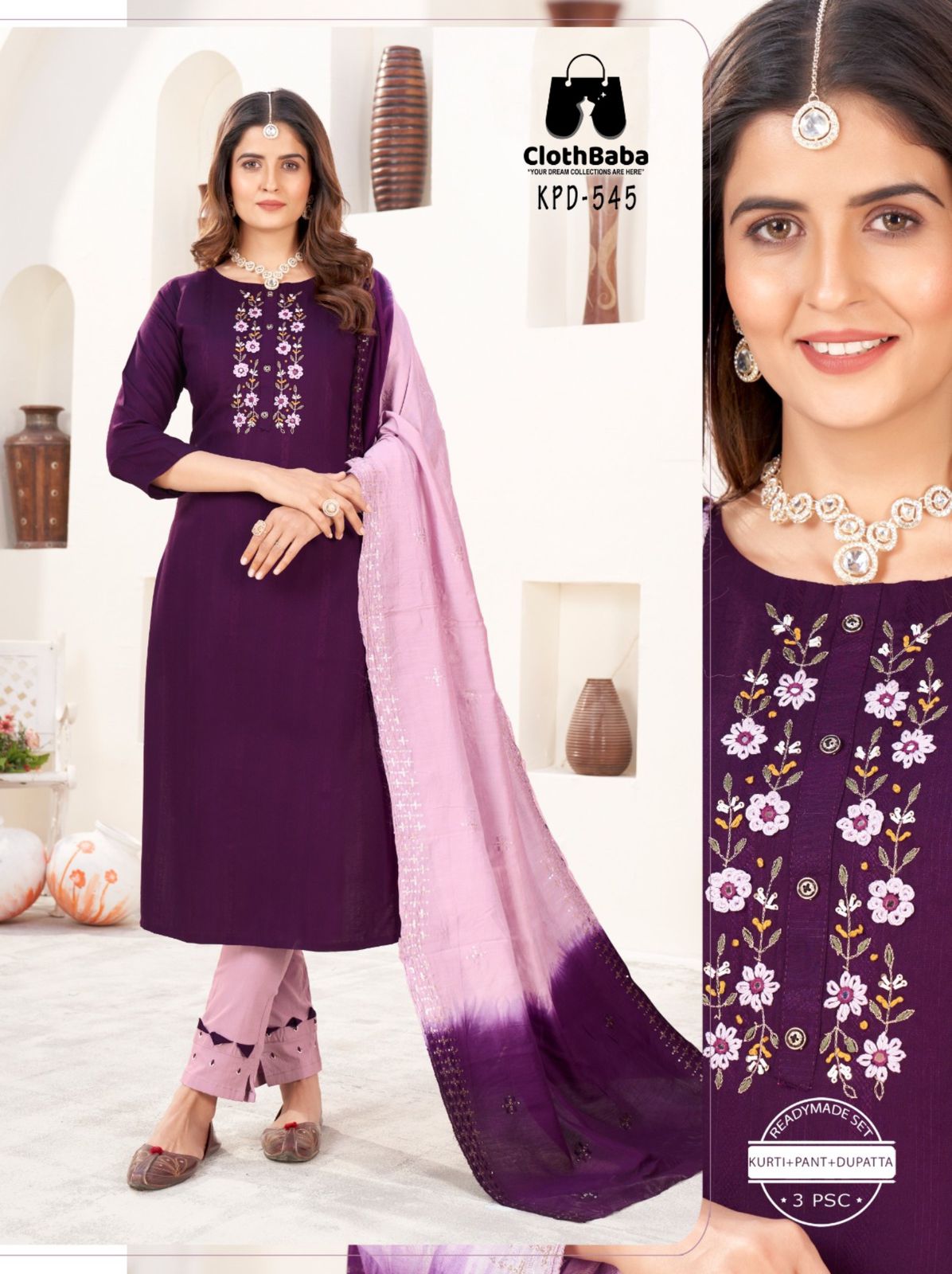 Stylish Viscose Readymade Suits 