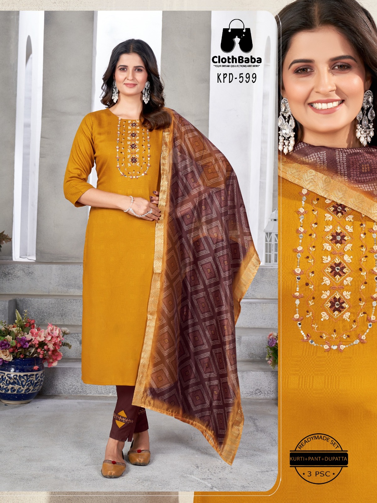 Elegant Fancy Viscose Embroidered Readymade Suits for Wholesale 