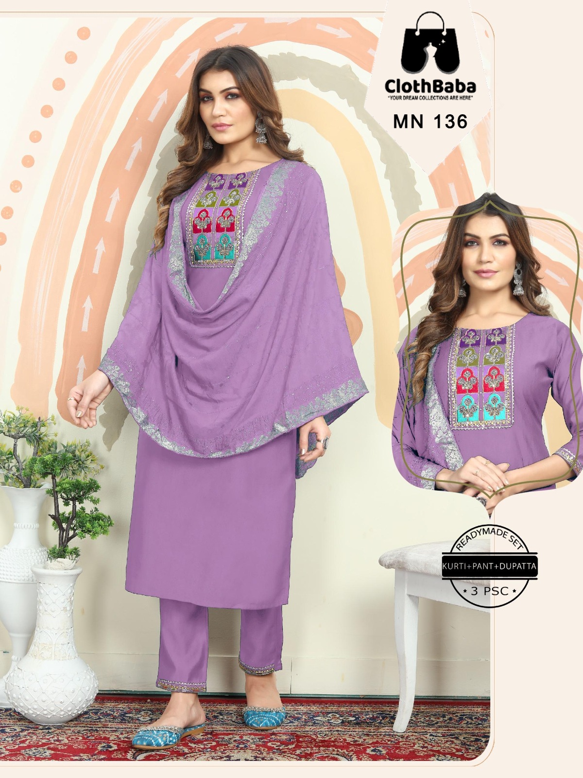Elegant Fancy Viscose Readymade Suit with Exquisite Embroidery 