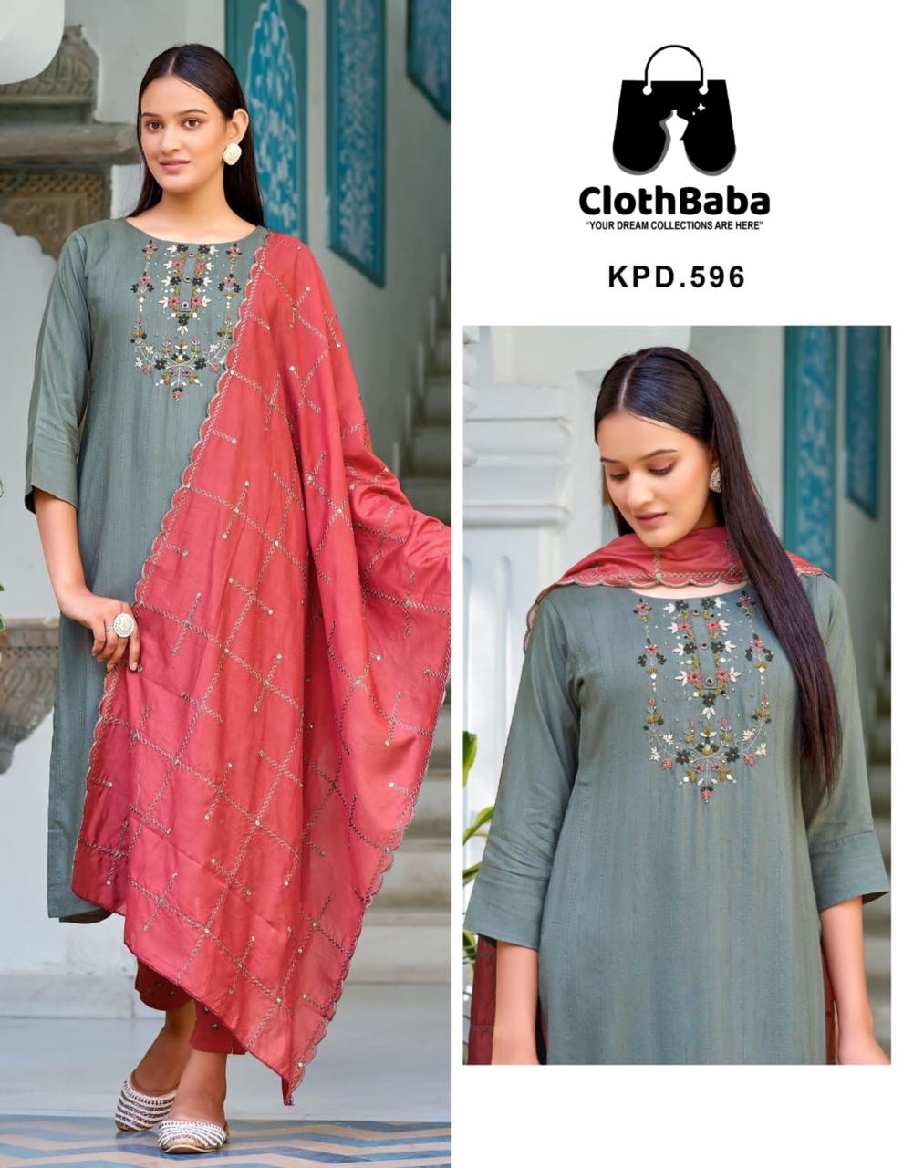 Elegant Handwork Readymade Suit for Women