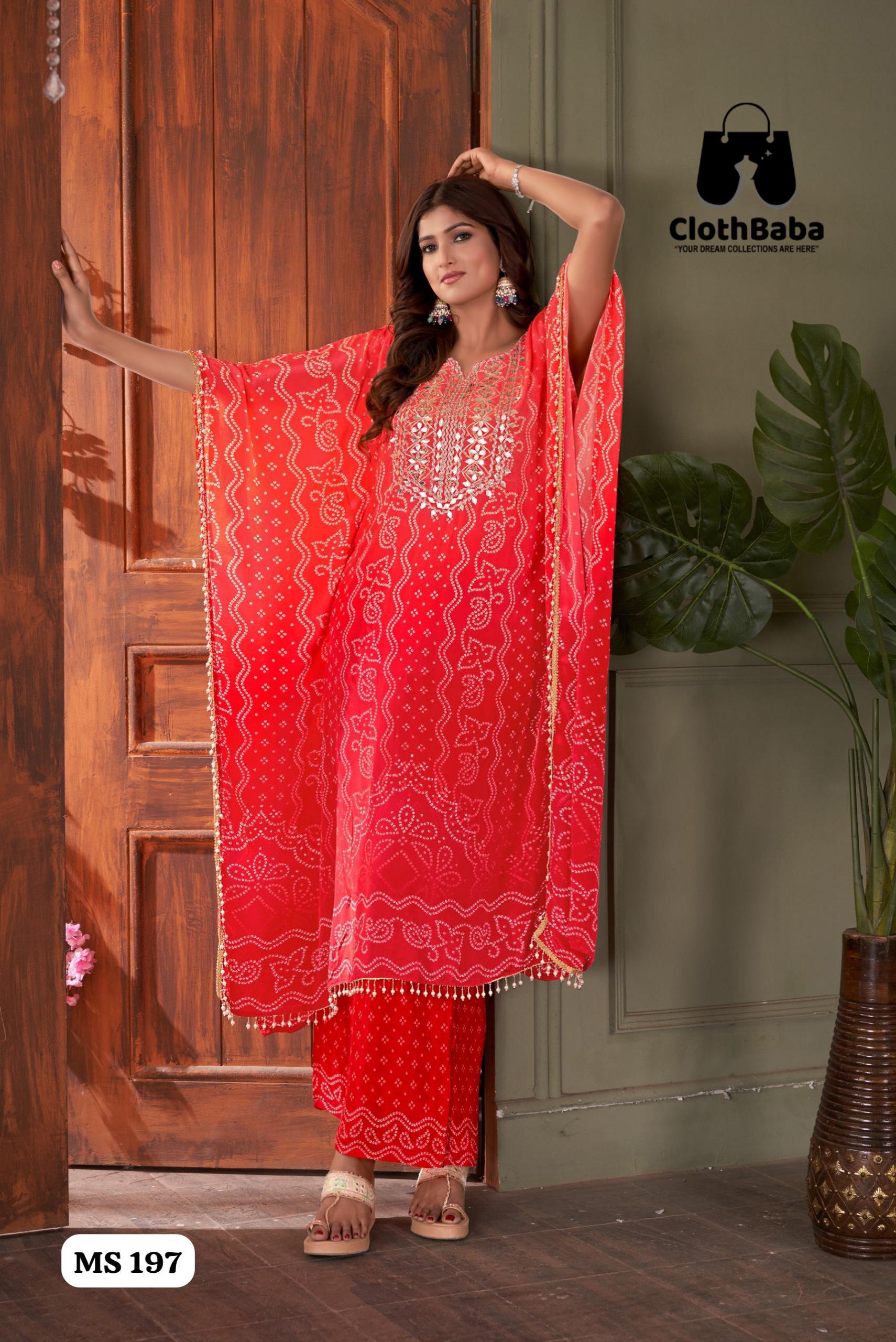 Pure Crepe Readymade Suits with Mirror Work