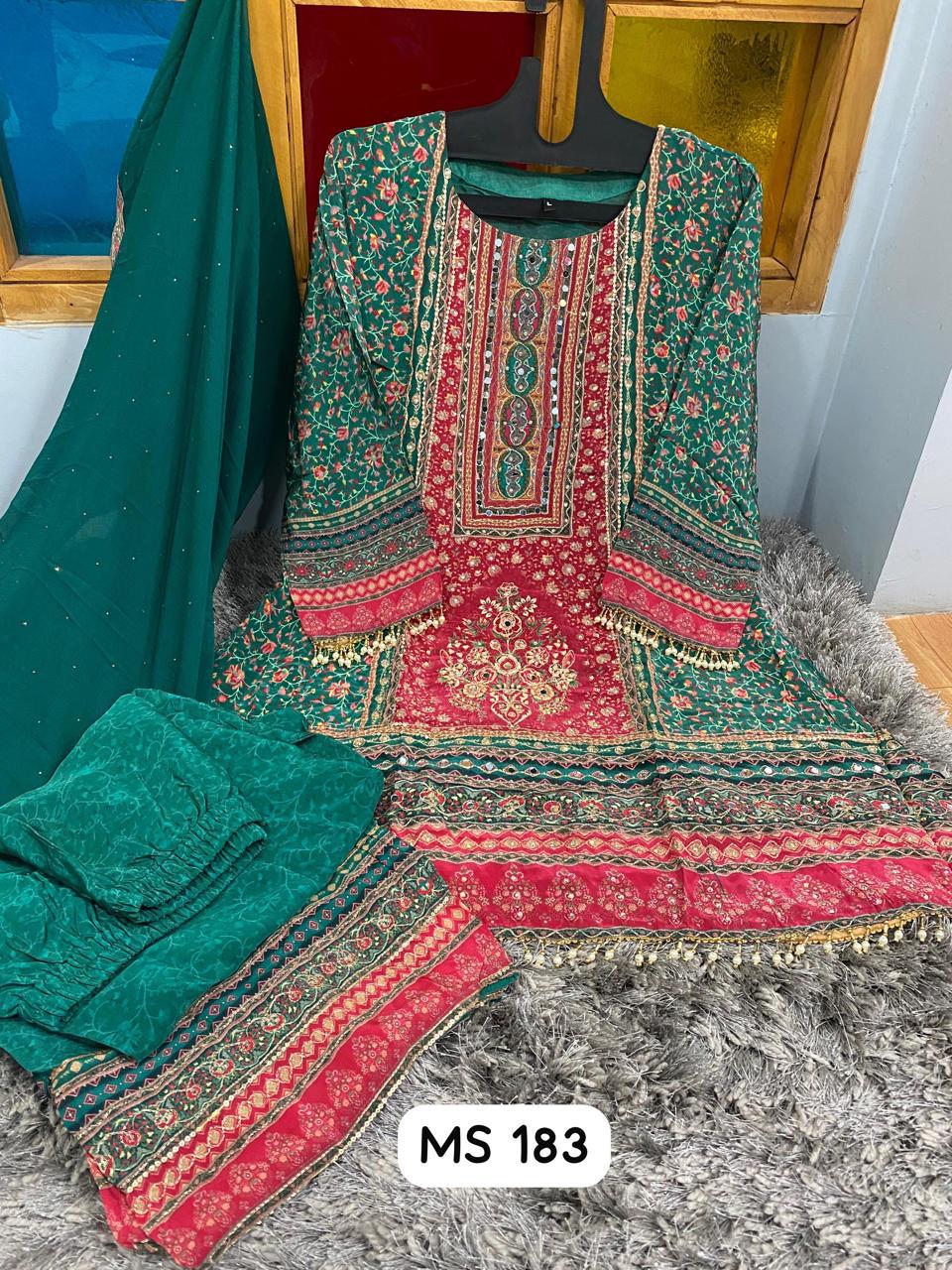 Elegant Pure Crepe Readymade Suits for Women