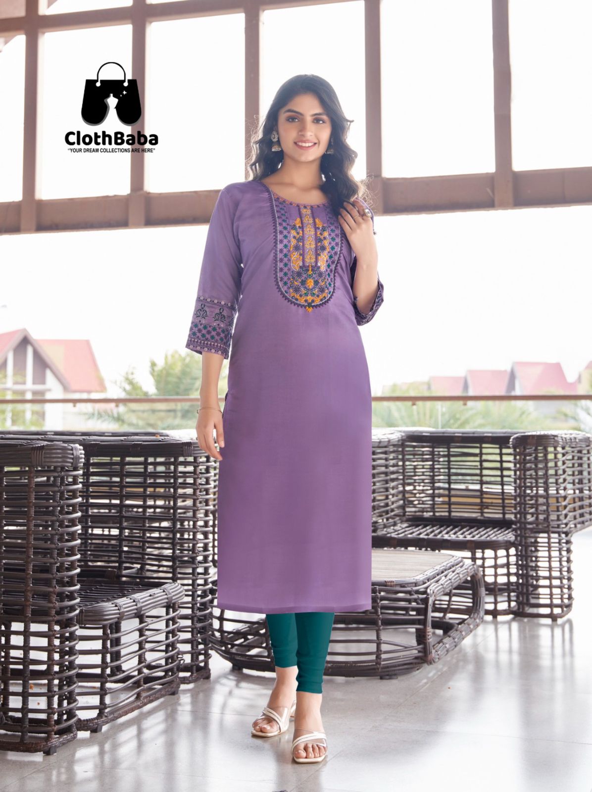 Elegant Roman Silk Embroidered Readymade Suit