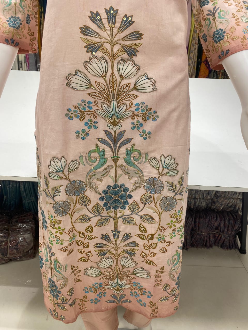 Pure Cambric Cotton Print with Mul Cotton Dupatta