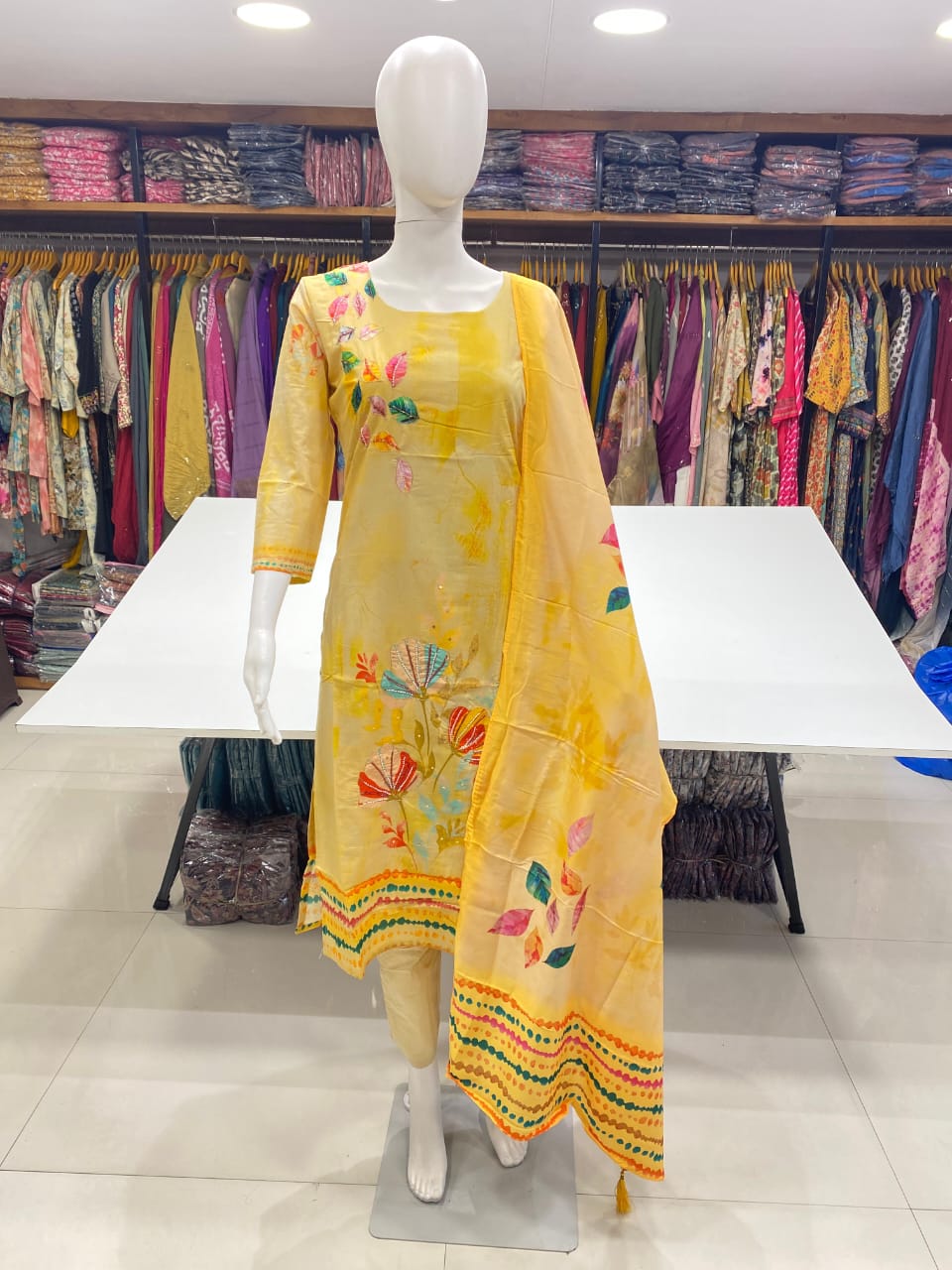 Premium Ladies Readymade Suit with Handwork