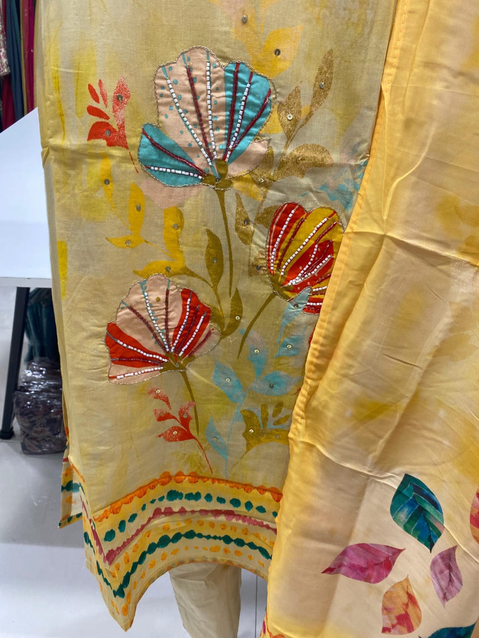 Premium Ladies Readymade Suit with Handwork