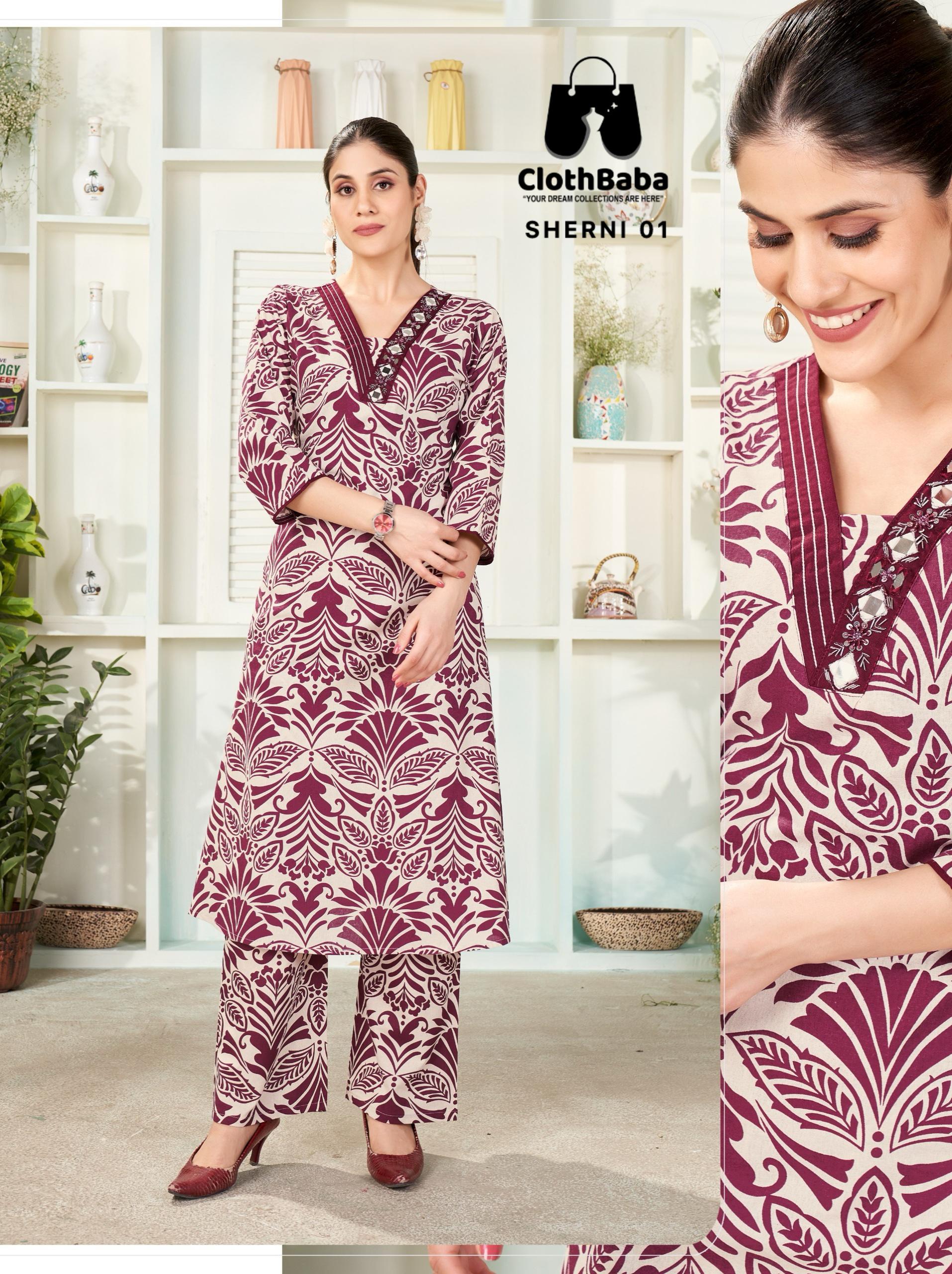 Cotton Flex Hand Embroidery Readymade Suit