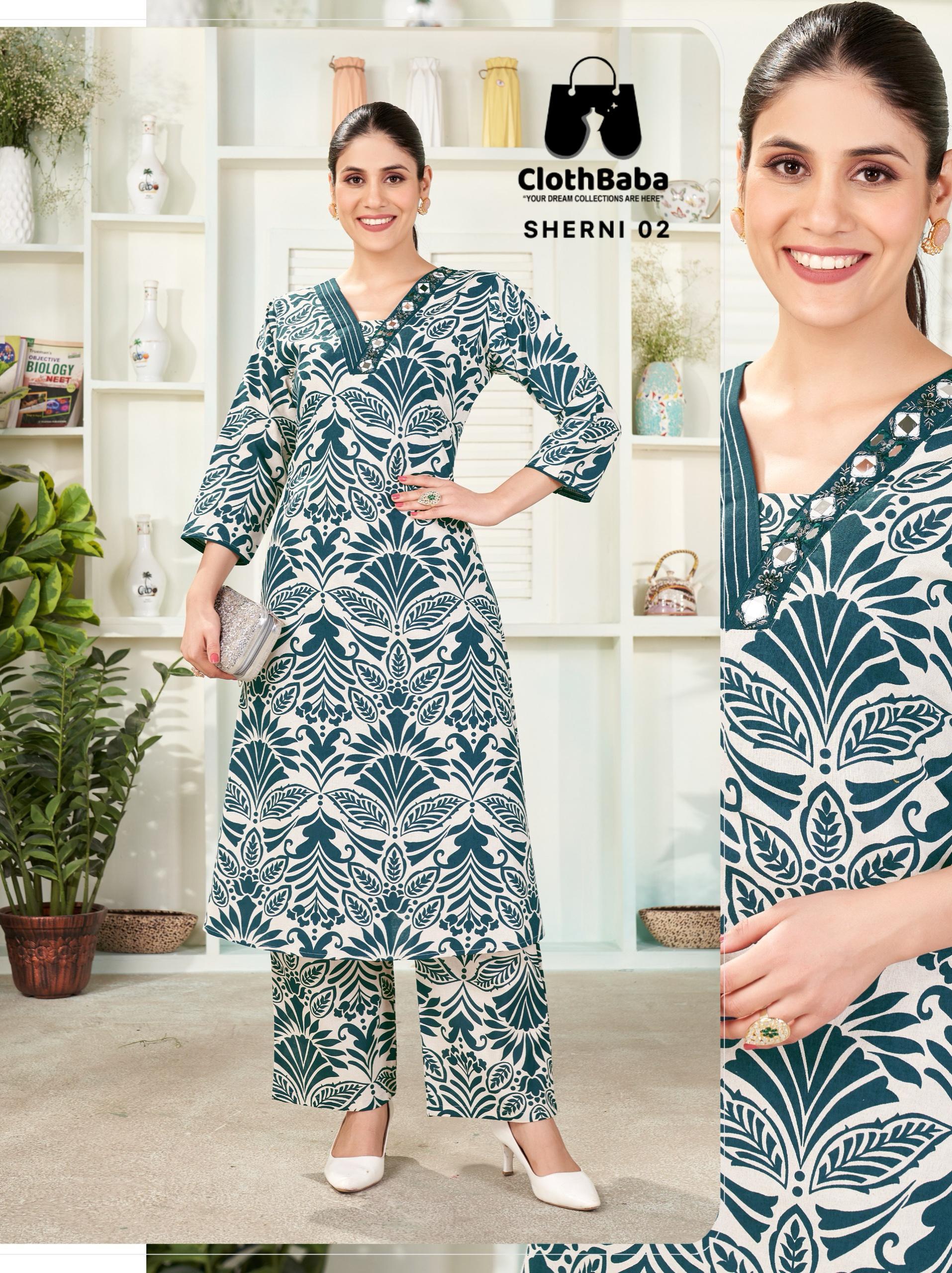 Cotton Flex Hand Embroidery Readymade Suit 
