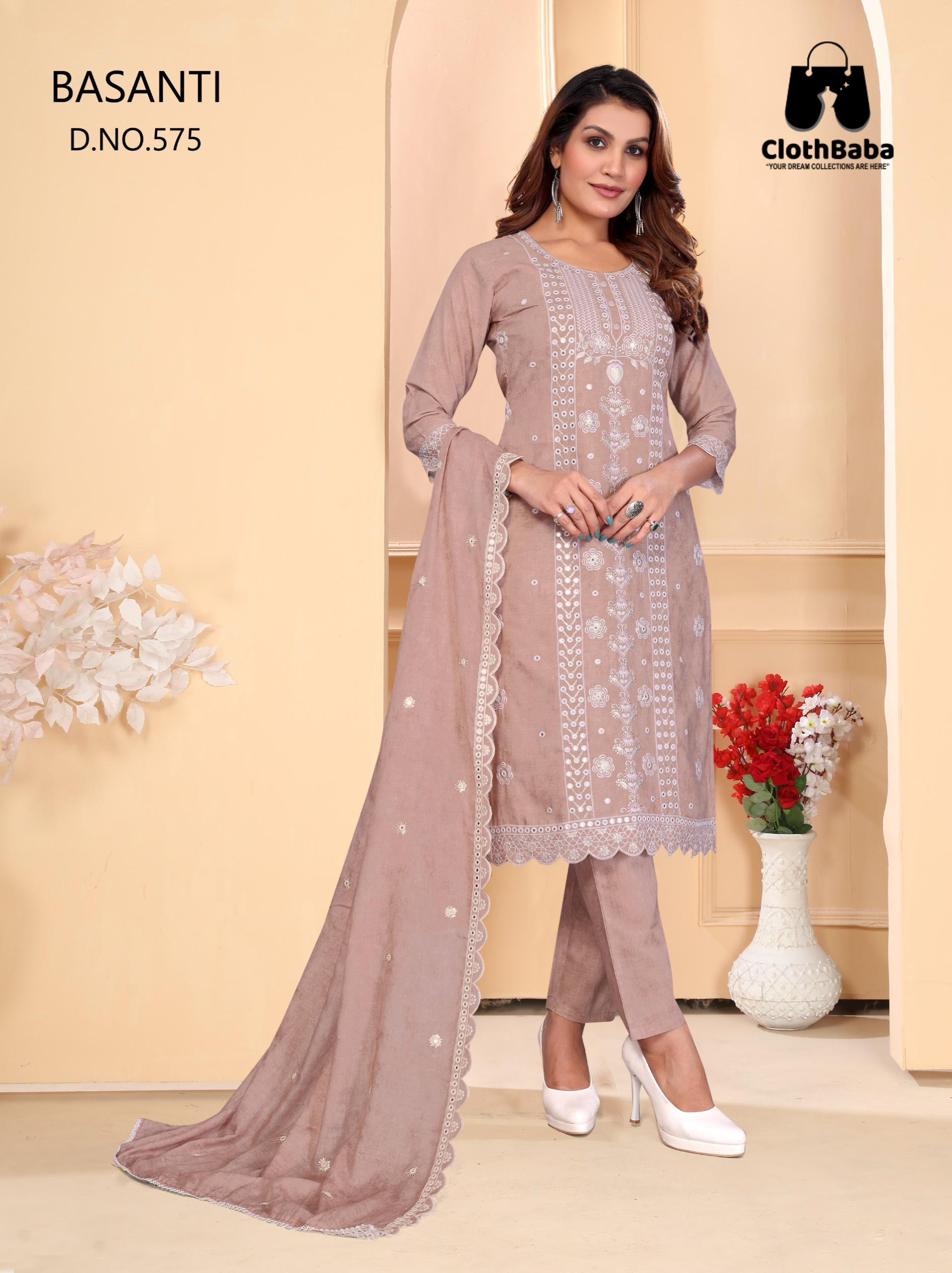 Premium Cotton Readymade Suit with Embroidered Dupatta