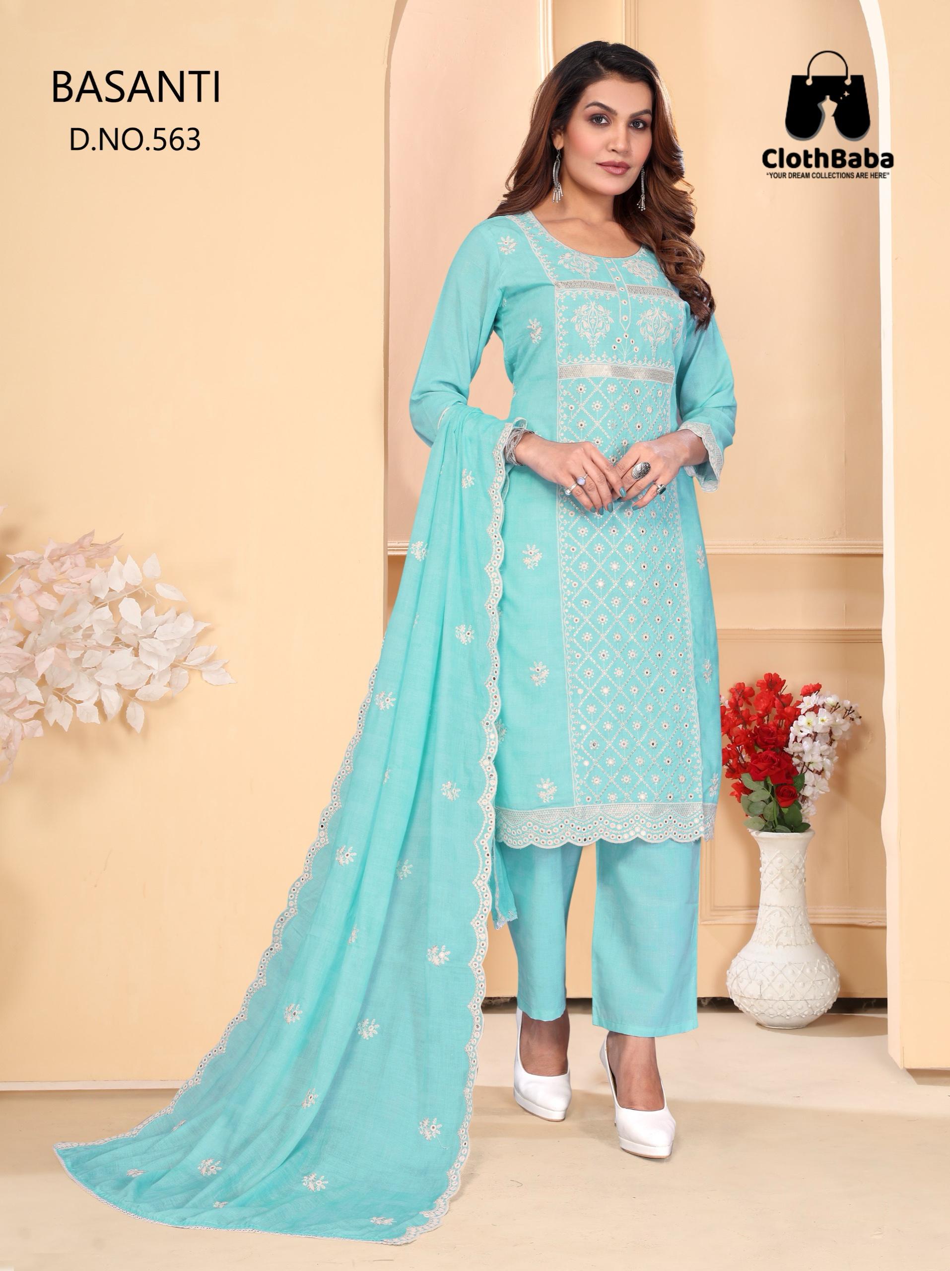 Elegant Lakhnawi Work Suit in Cotton Digital Fabric