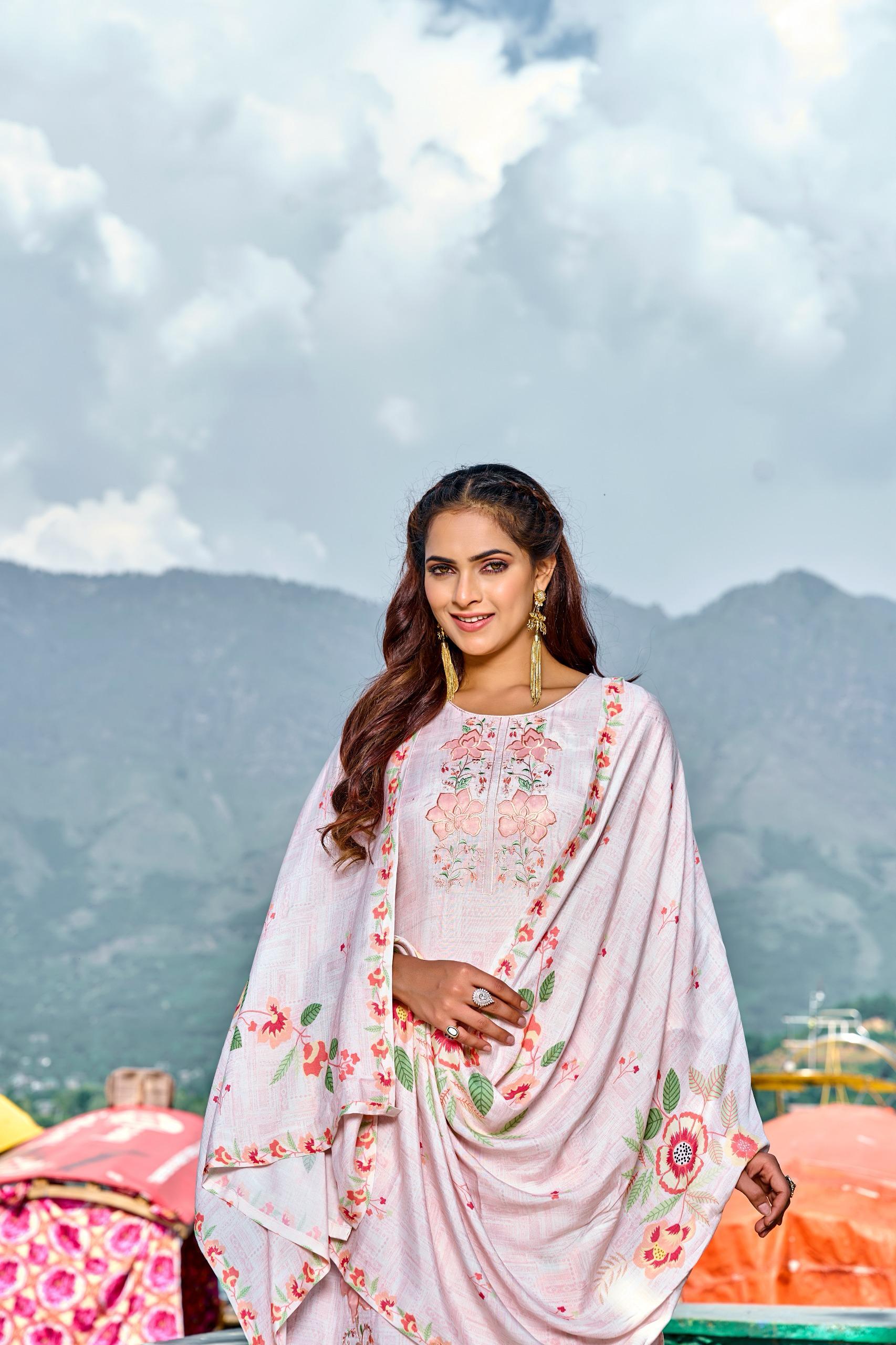 Designer Muslin Readymade Suit for Women 