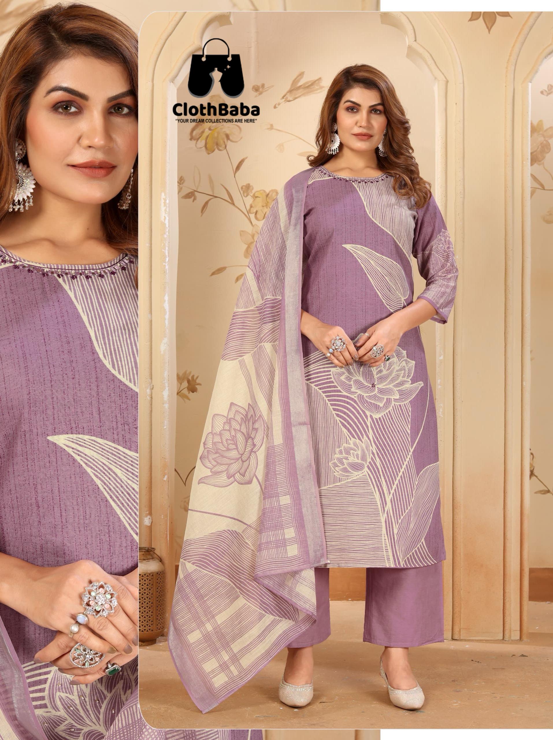 Designer Handwork Cotton Suit for Women