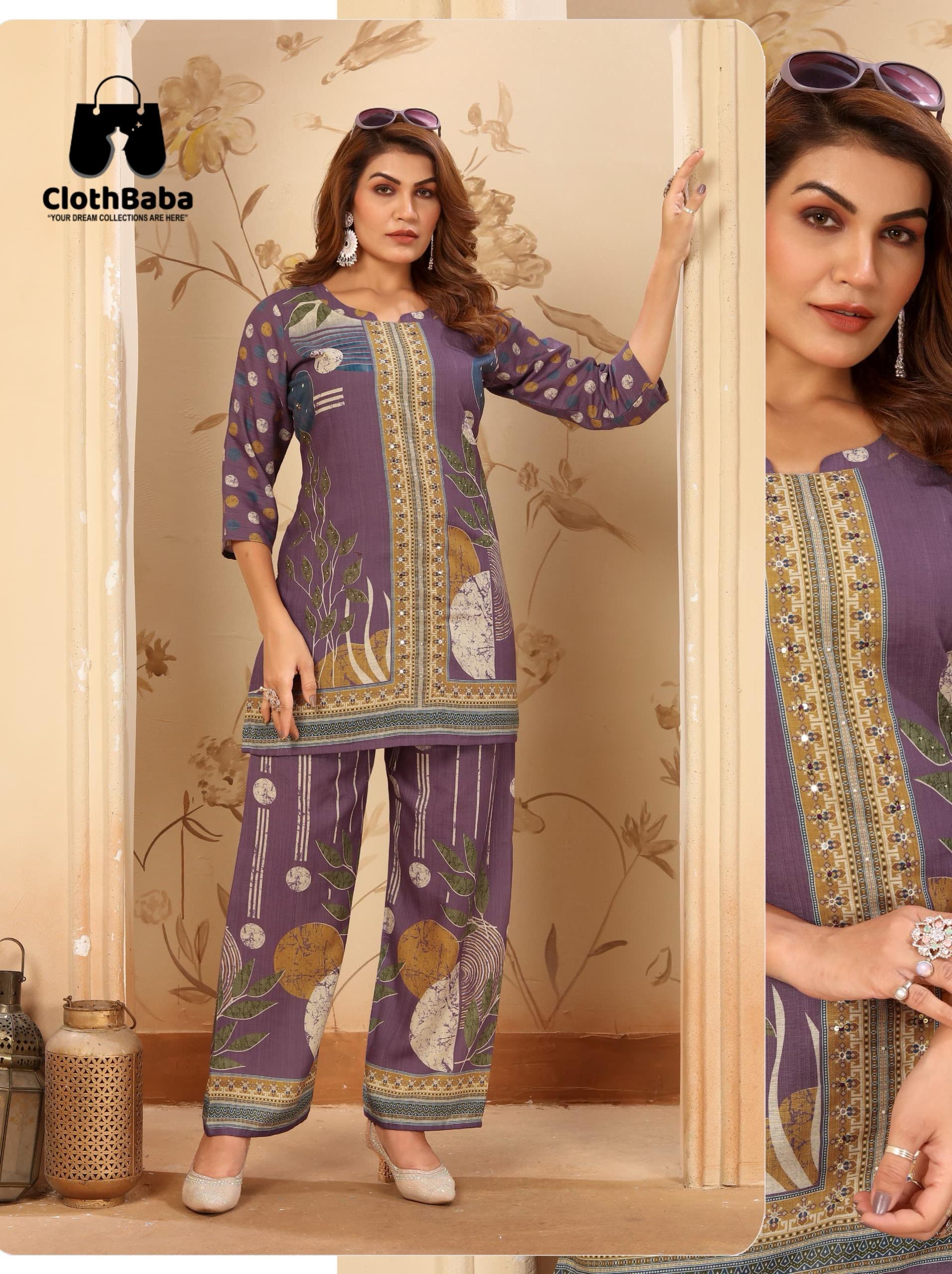 Stylish Handwork Cotton Co-Ord Set for Women