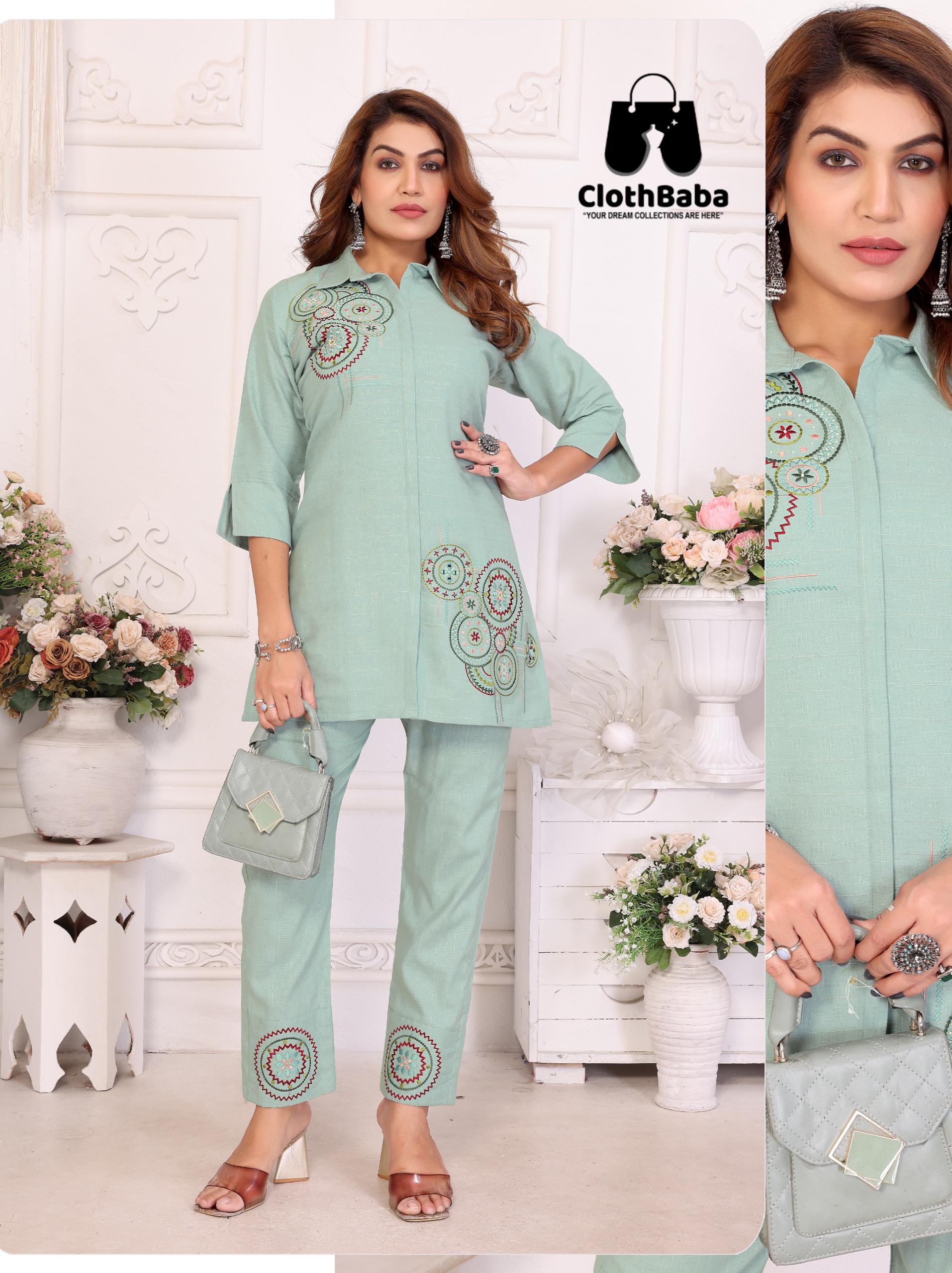 Cotton Co-ord Set – Stylish Readymade Suits for Women