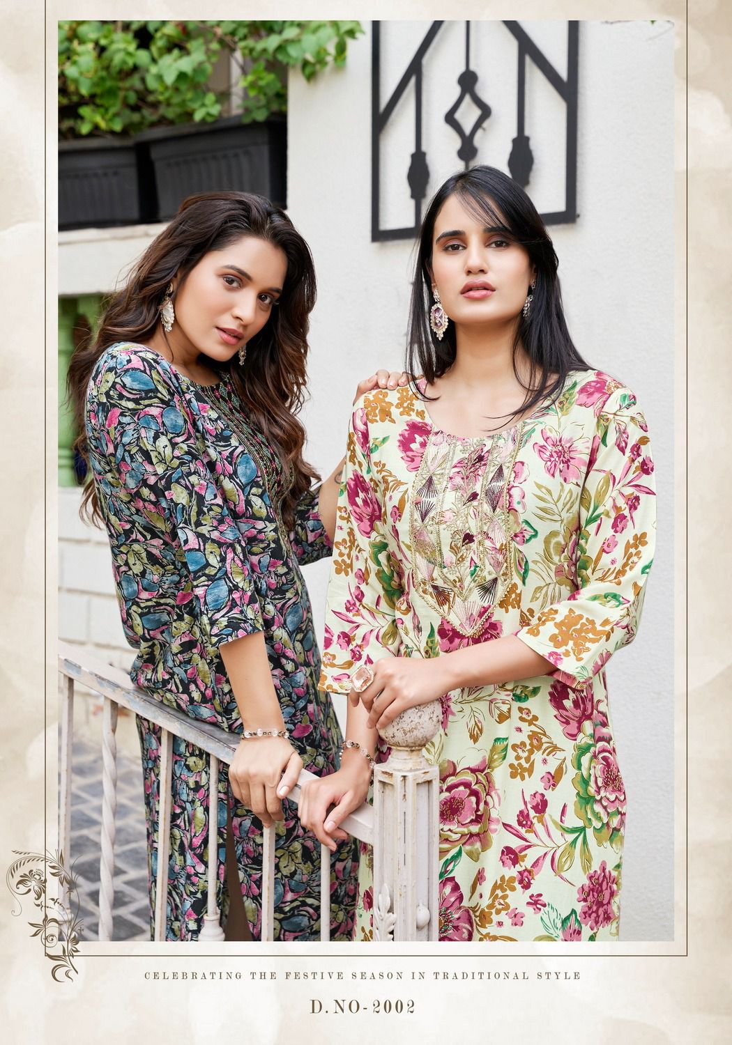 Premium Heavy Rayon Embroidered Kurti 