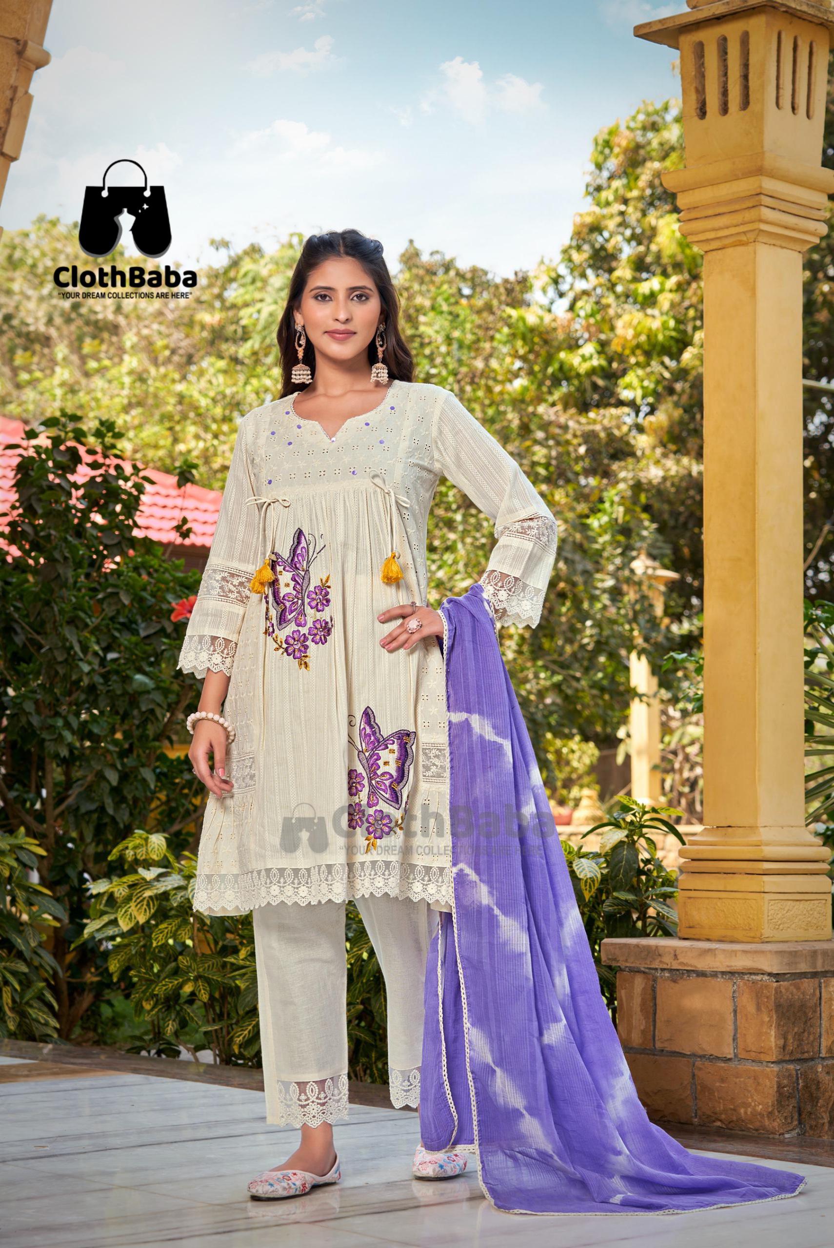 Latest Cotton Leno Co-ord Set with Dupatta for Women