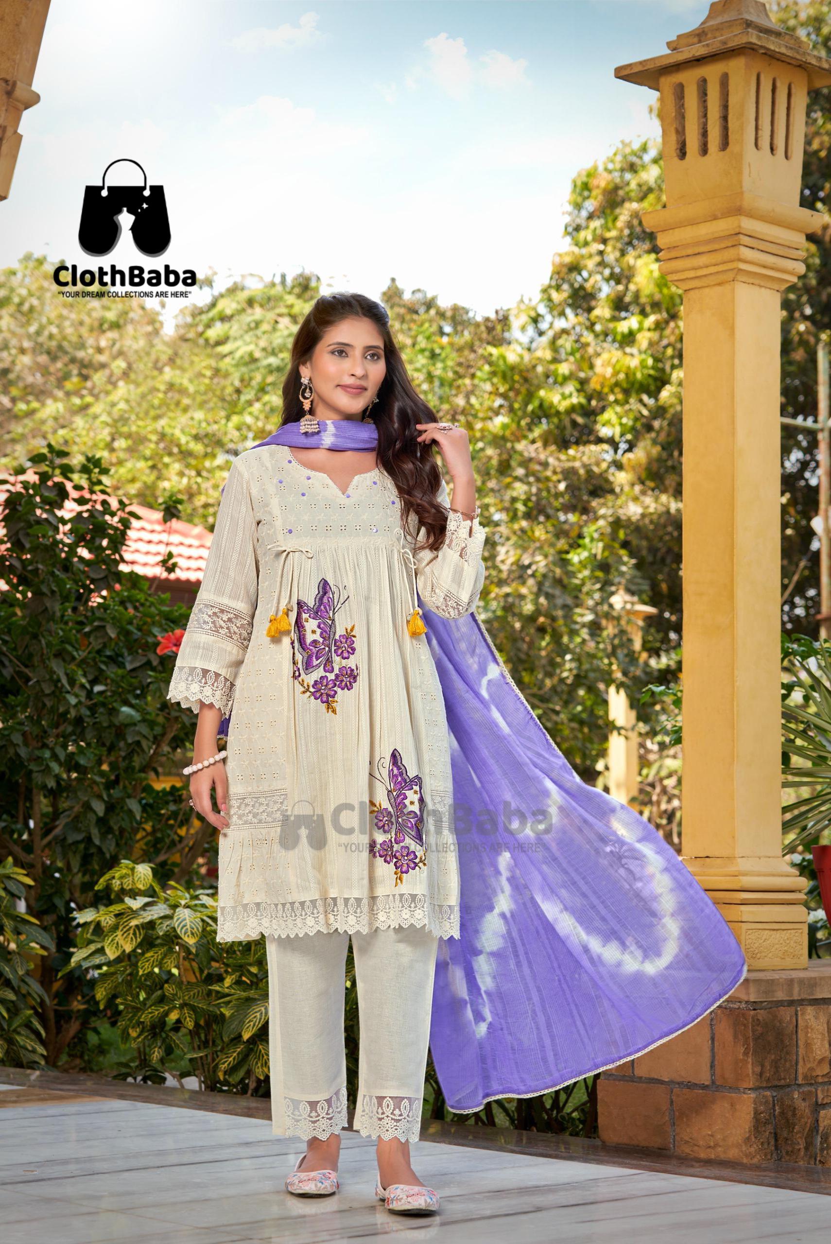 Latest Cotton Leno Co-ord Set with Dupatta for Women