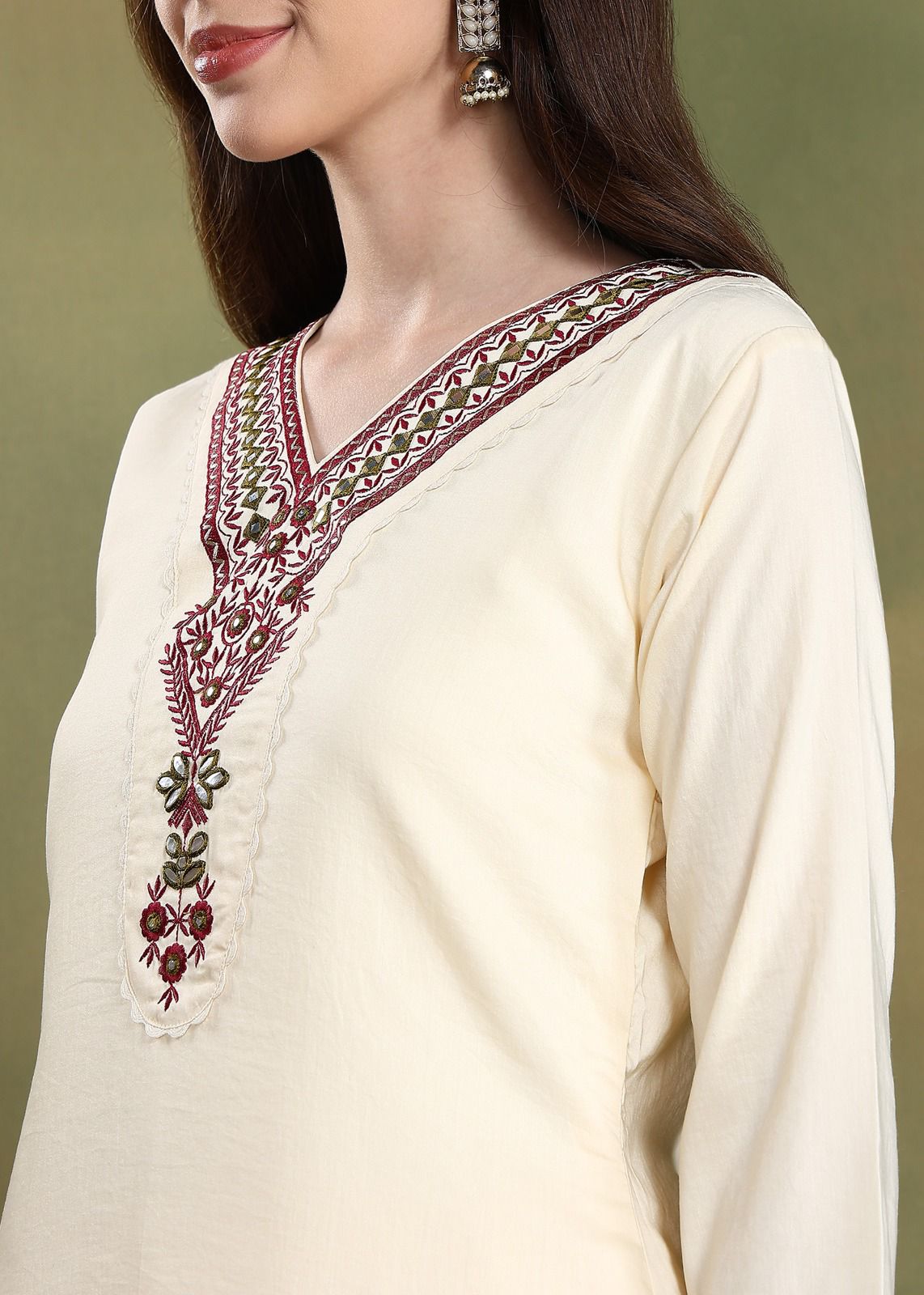 Luxury Roman Silk Suit with Cotton Dupatta Available in Sizes