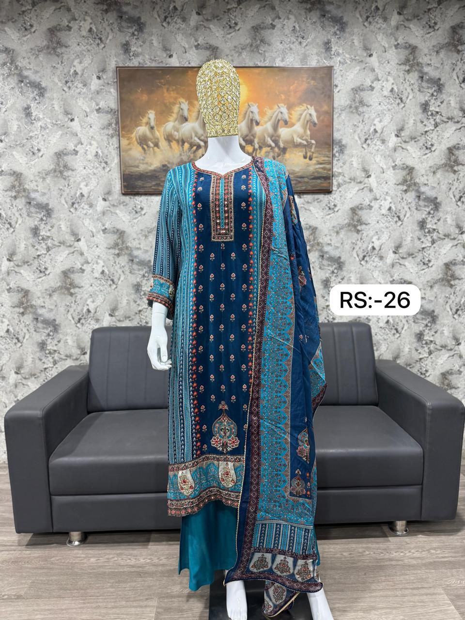 Clothbaba Premium Pakistani Readymade Suit – Pure Natural Crepe