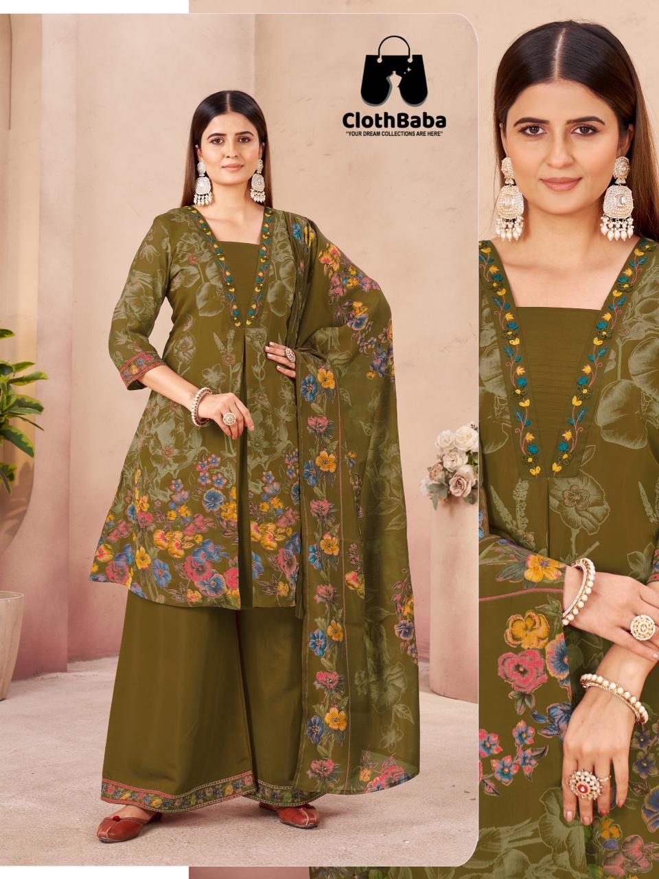 Dolly Wholesale Ladies Vetican Silk Suit