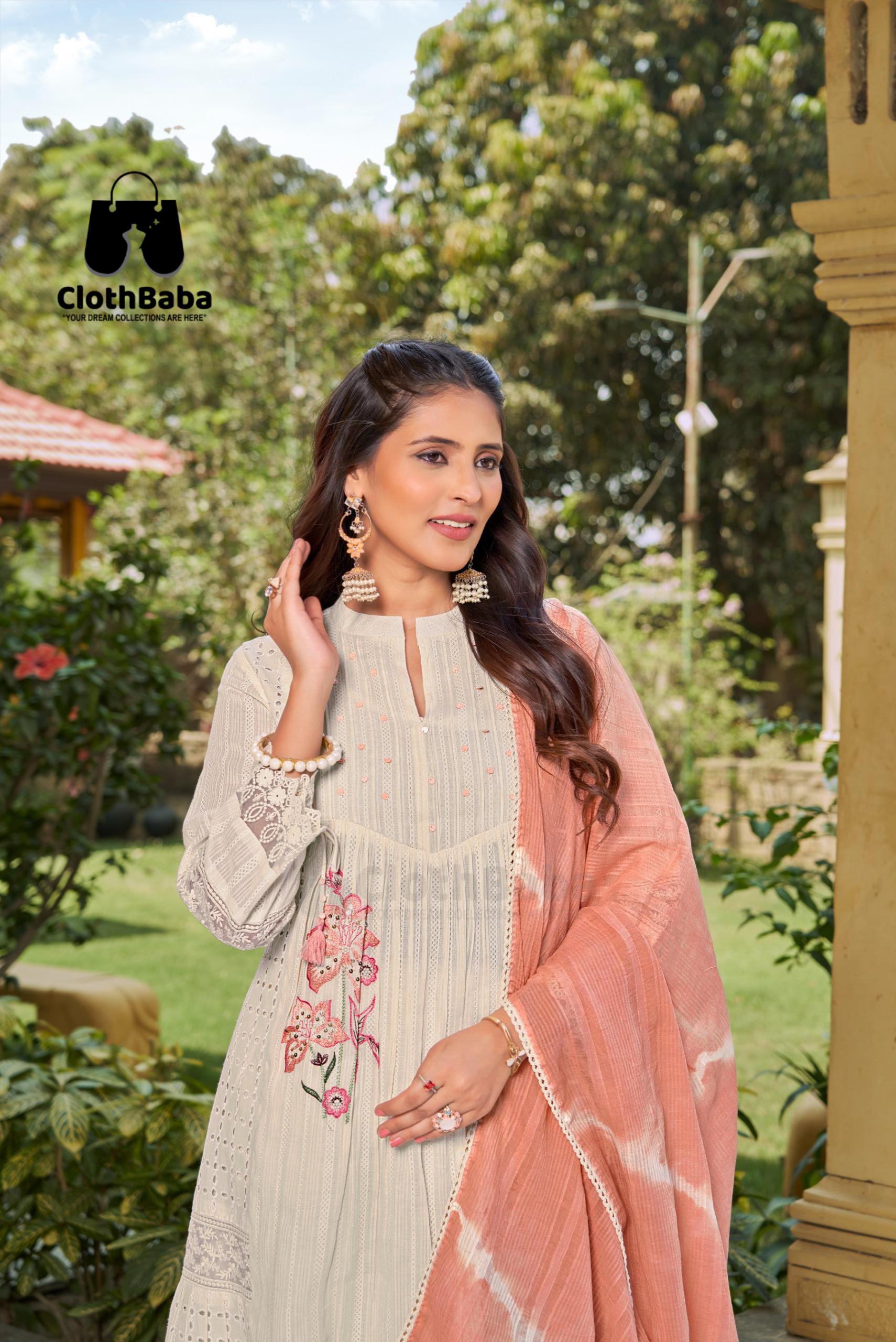 Beautiful Cotton Co-ord Set with Cambric Bottom Wholesale Supply