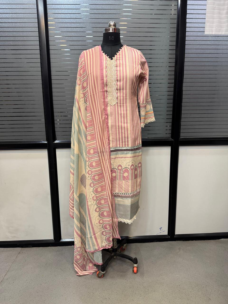 Comfort-Fit Readymade Suit for Modern Women 