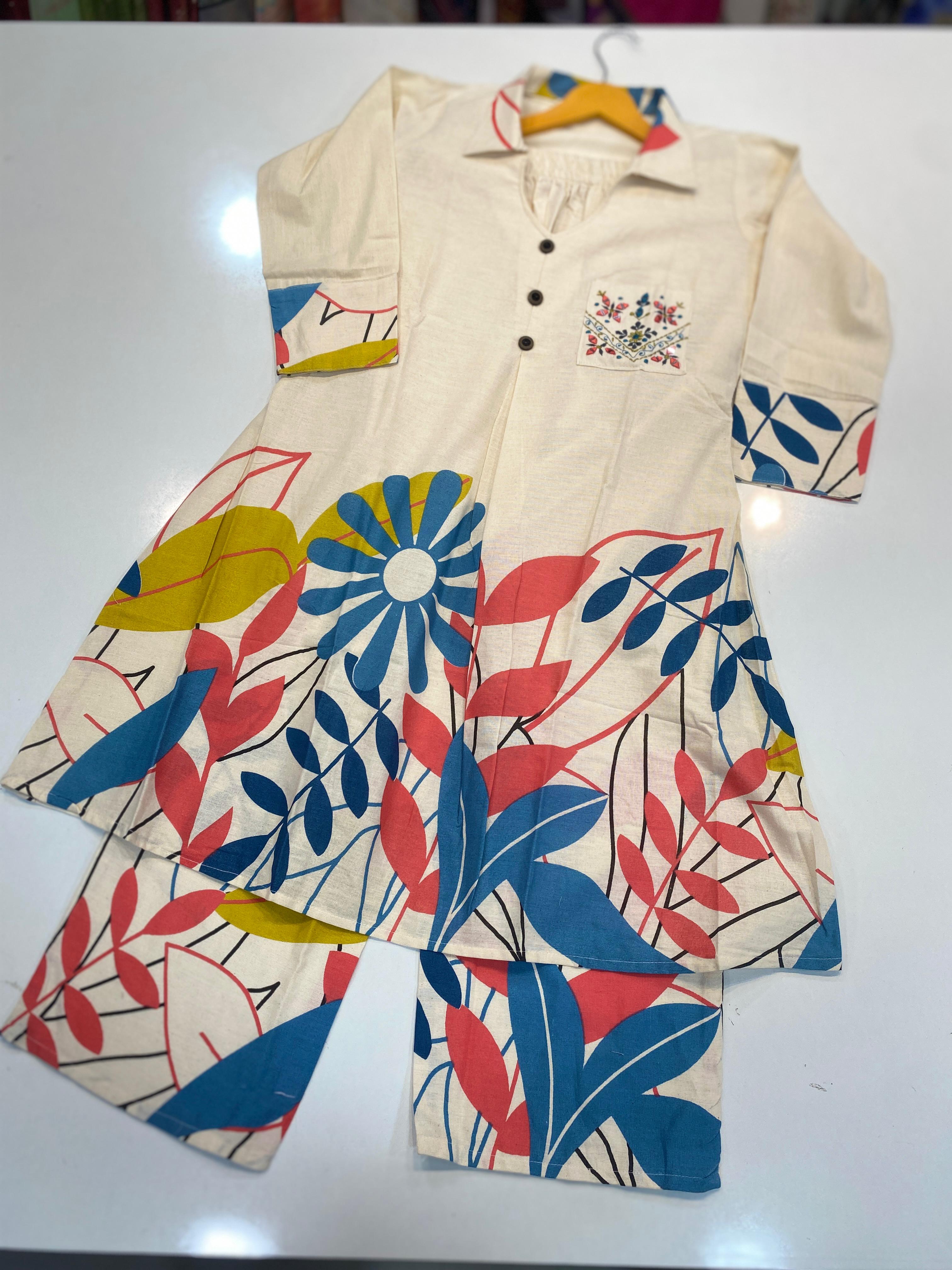 Casual Wear Flower Print Co-ord Set for Women