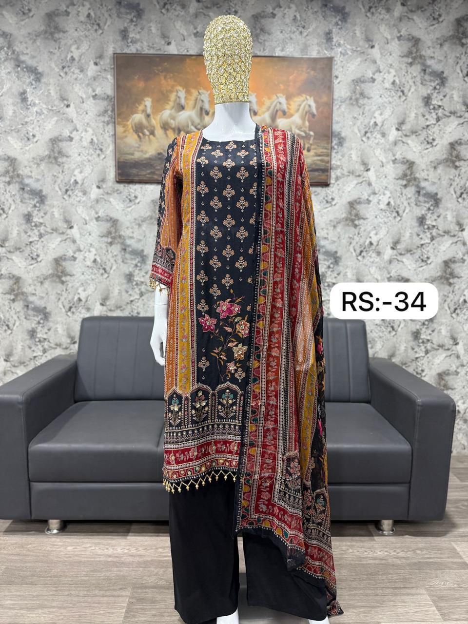ClothBaba Luxury Pakistani Style Readymade Suit