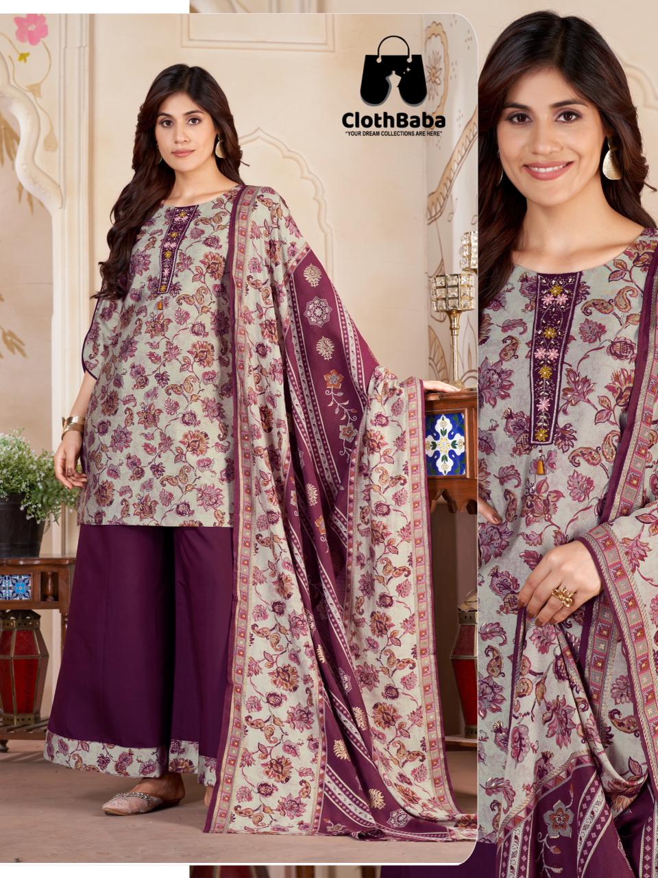 Dolly Premium Quality Silk Suit Wholesale