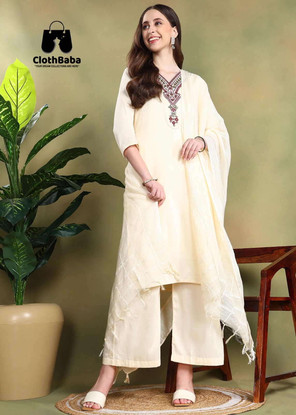 Luxury Roman Silk Suit with Cotton Dupatta Available in Sizes